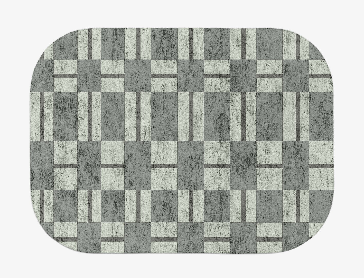 Pennon Geometric Oblong Hand Tufted Bamboo Silk Custom Rug by Rug Artisan