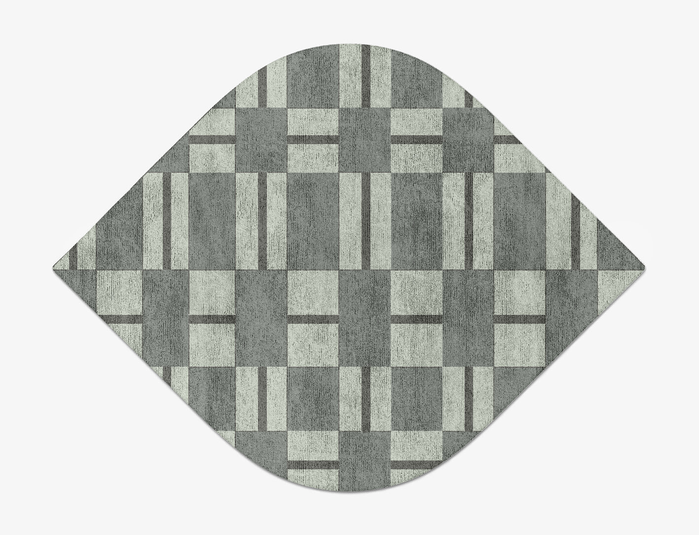 Pennon Geometric Ogee Hand Tufted Bamboo Silk Custom Rug by Rug Artisan