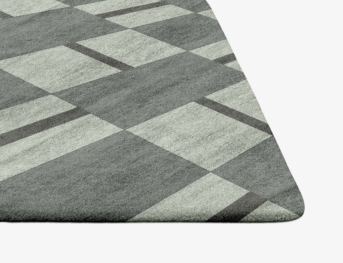 Pennon Geometric Ogee Hand Tufted Bamboo Silk Custom Rug by Rug Artisan