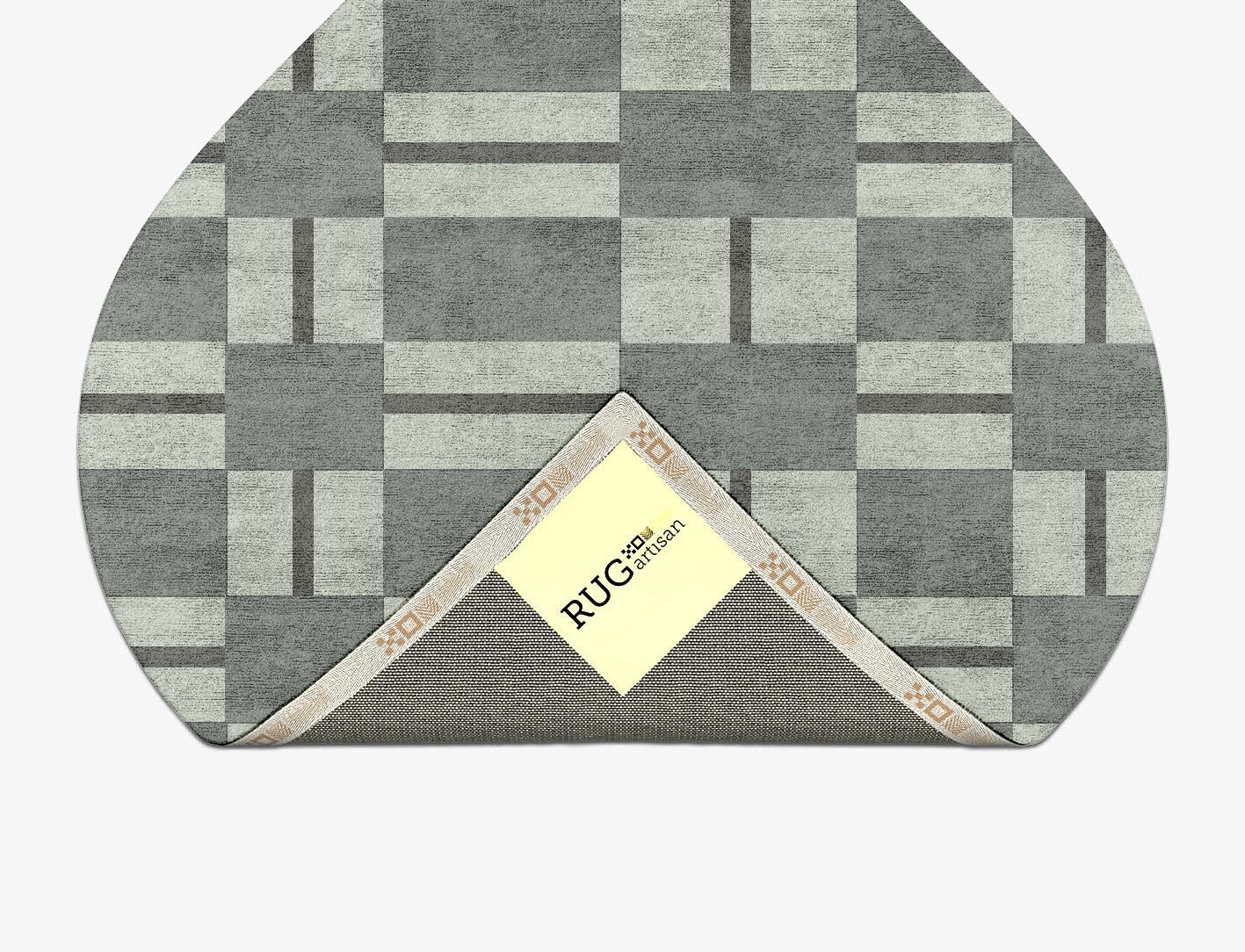 Pennon Geometric Ogee Hand Tufted Bamboo Silk Custom Rug by Rug Artisan