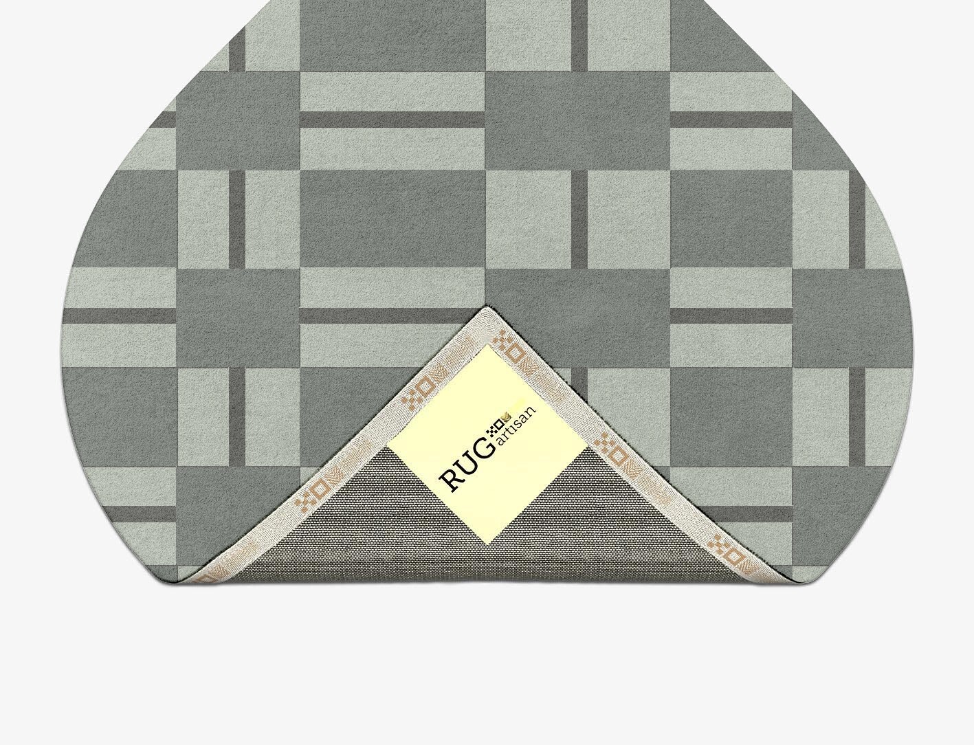 Pennon Geometric Ogee Hand Tufted Pure Wool Custom Rug by Rug Artisan