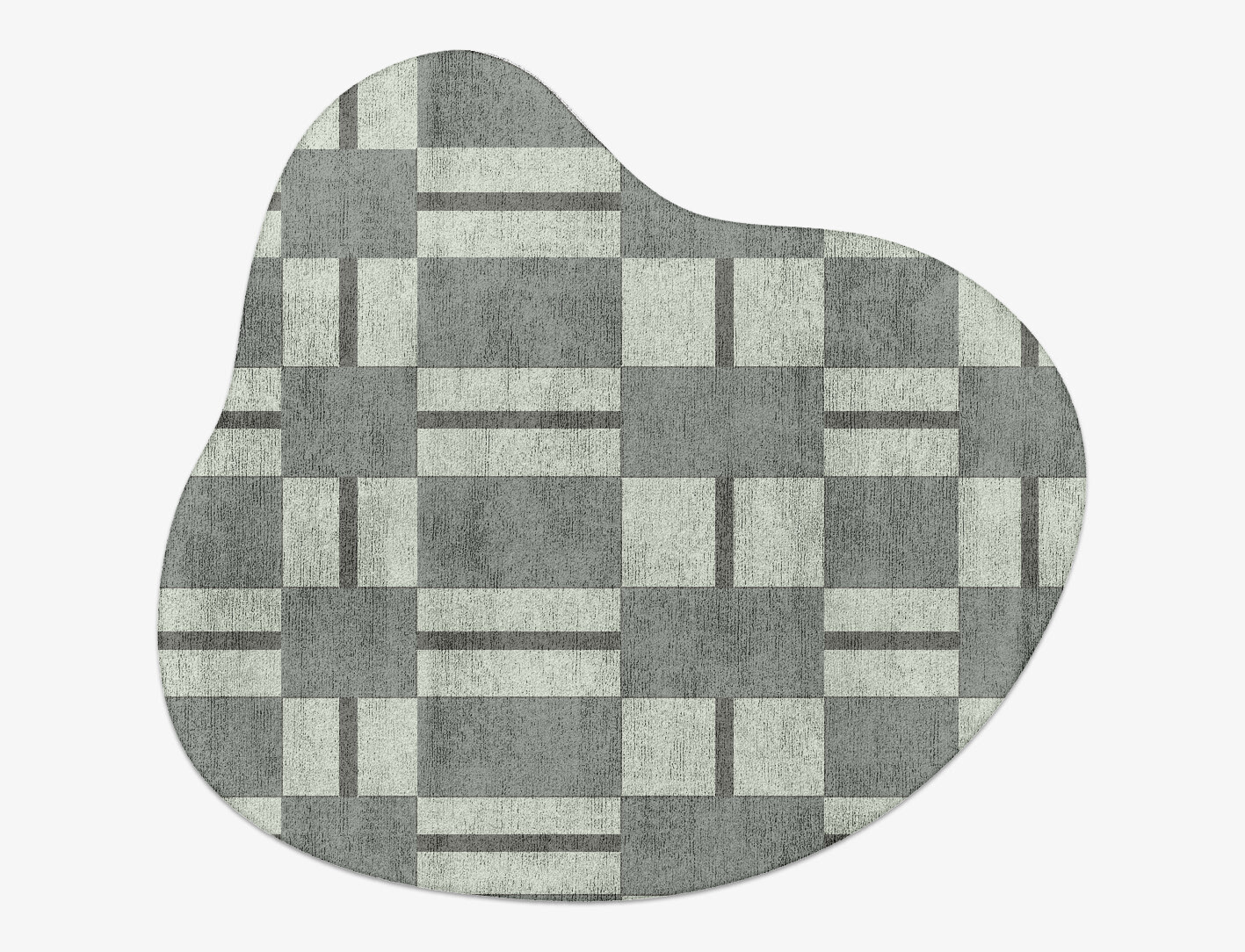 Pennon Geometric Splash Hand Tufted Bamboo Silk Custom Rug by Rug Artisan
