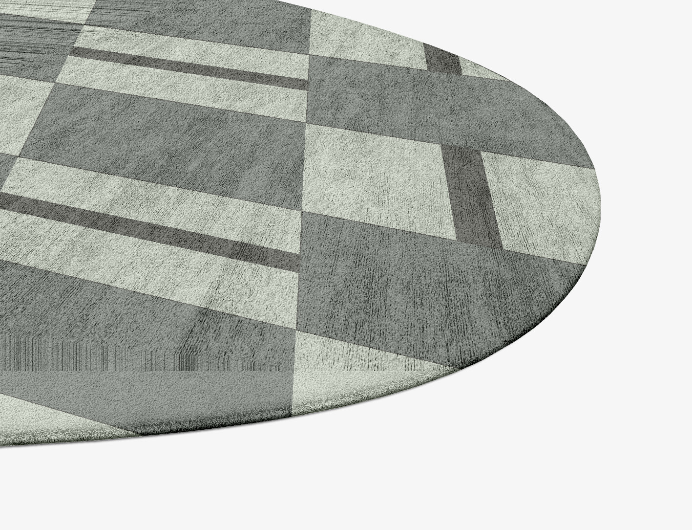Pennon Geometric Splash Hand Tufted Bamboo Silk Custom Rug by Rug Artisan