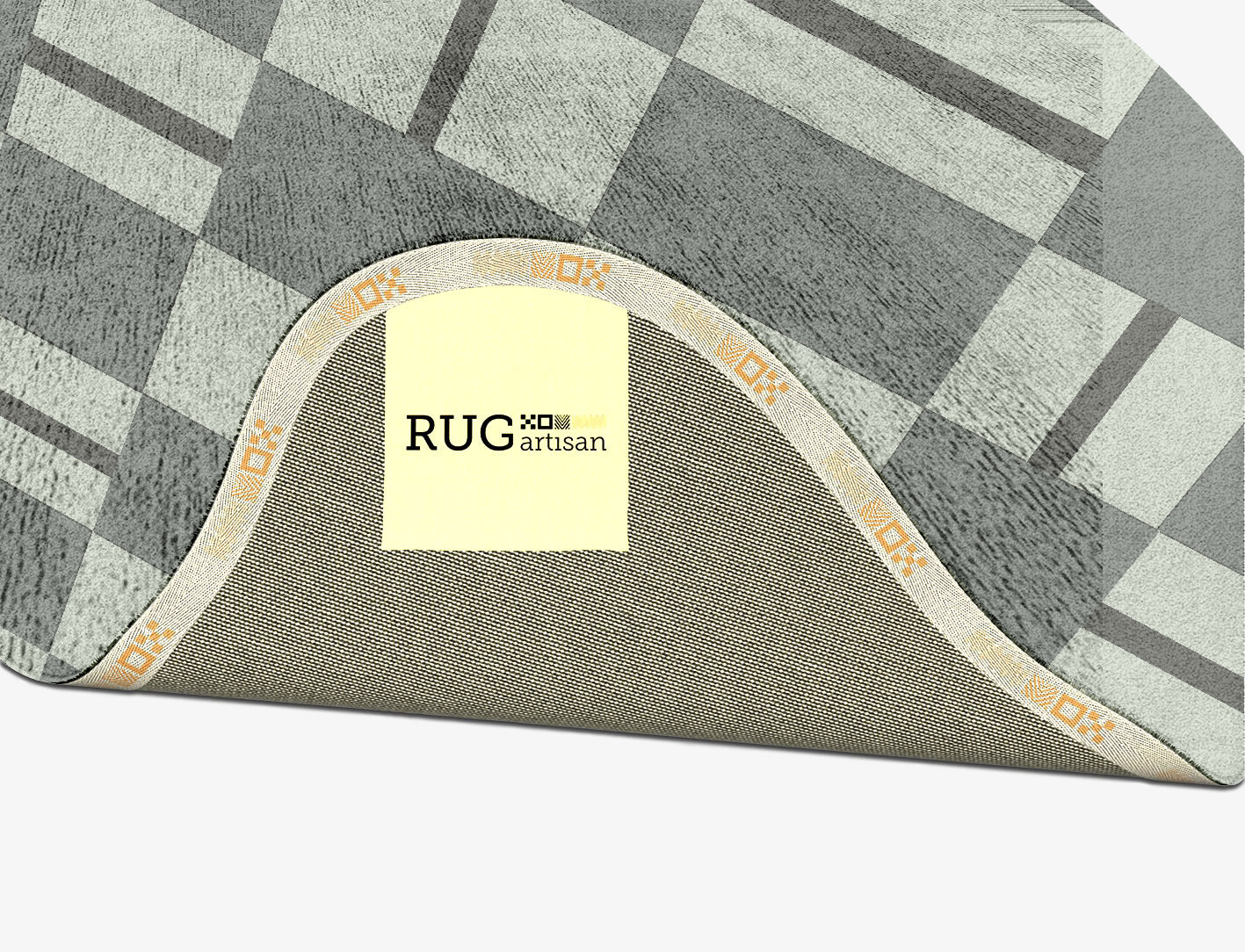 Pennon Geometric Splash Hand Tufted Bamboo Silk Custom Rug by Rug Artisan