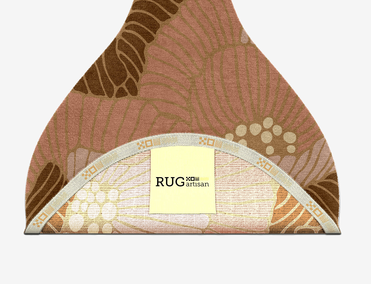 Peony Field of Flowers Drop Hand Knotted Tibetan Wool Custom Rug by Rug Artisan