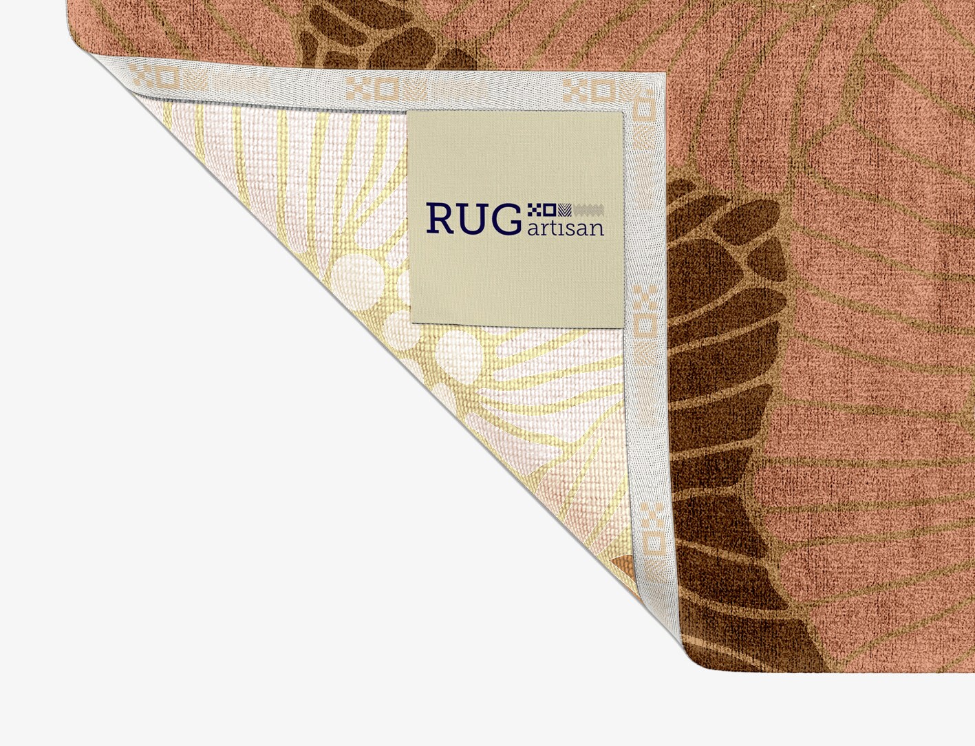 Peony Field of Flowers Rectangle Hand Knotted Bamboo Silk Custom Rug by Rug Artisan