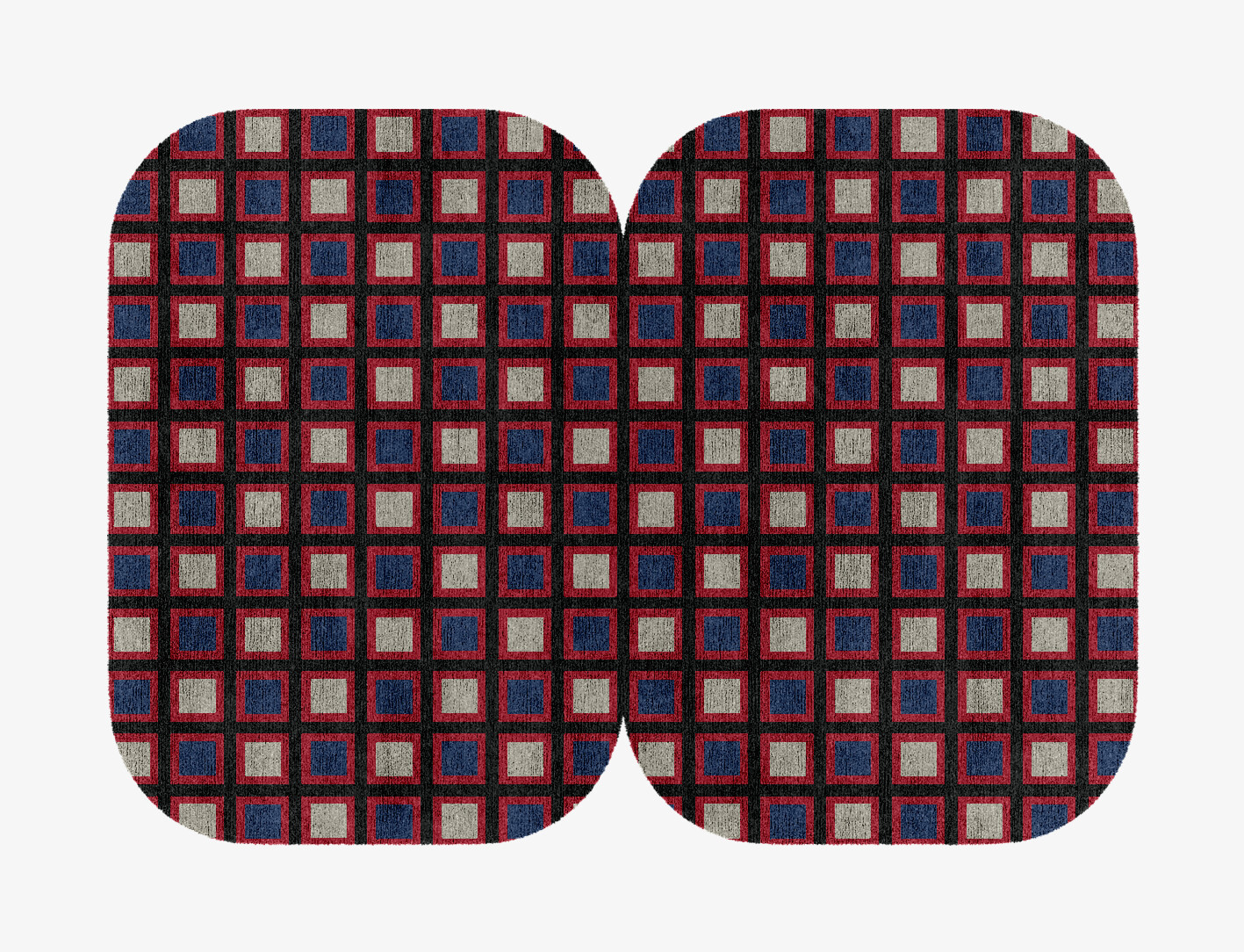 Peppermint Geometric Eight Hand Knotted Bamboo Silk Custom Rug by Rug Artisan