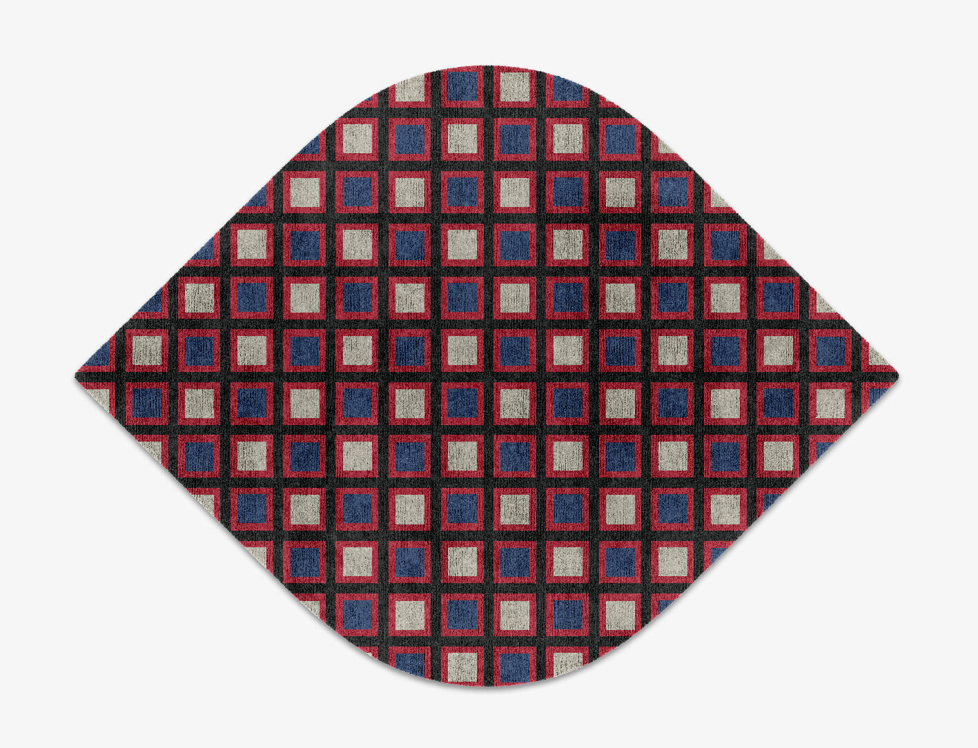 Peppermint Geometric Ogee Hand Knotted Bamboo Silk Custom Rug by Rug Artisan