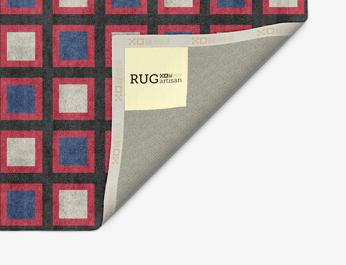 Peppermint Geometric Arch Hand Tufted Bamboo Silk Custom Rug by Rug Artisan