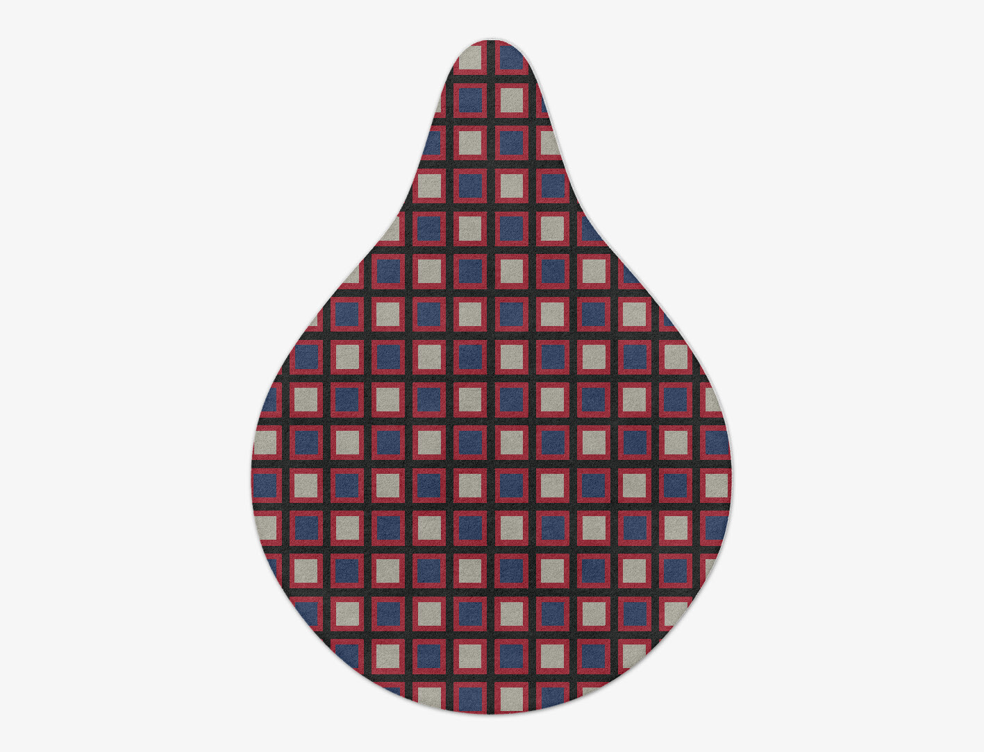 Peppermint Geometric Drop Hand Tufted Pure Wool Custom Rug by Rug Artisan