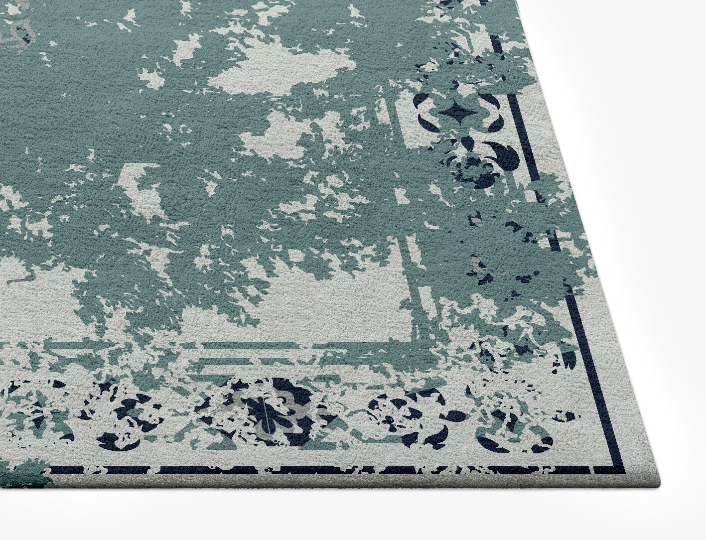 Persian Greys Persian Bagh Rectangle Hand Tufted Pure Wool Custom Rug by Rug Artisan