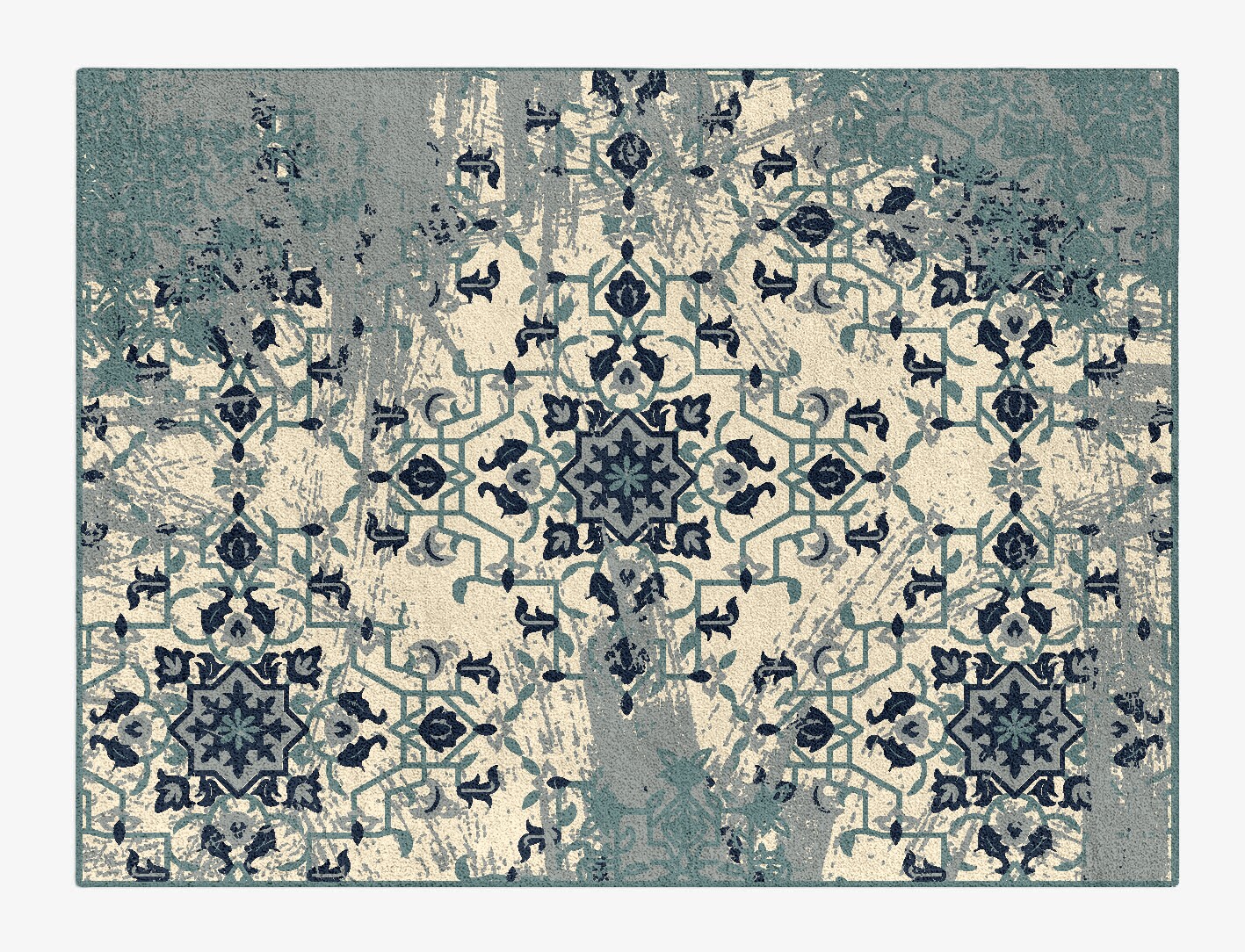 Persian Heriz Persian Bagh Rectangle Hand Tufted Pure Wool Custom Rug by Rug Artisan
