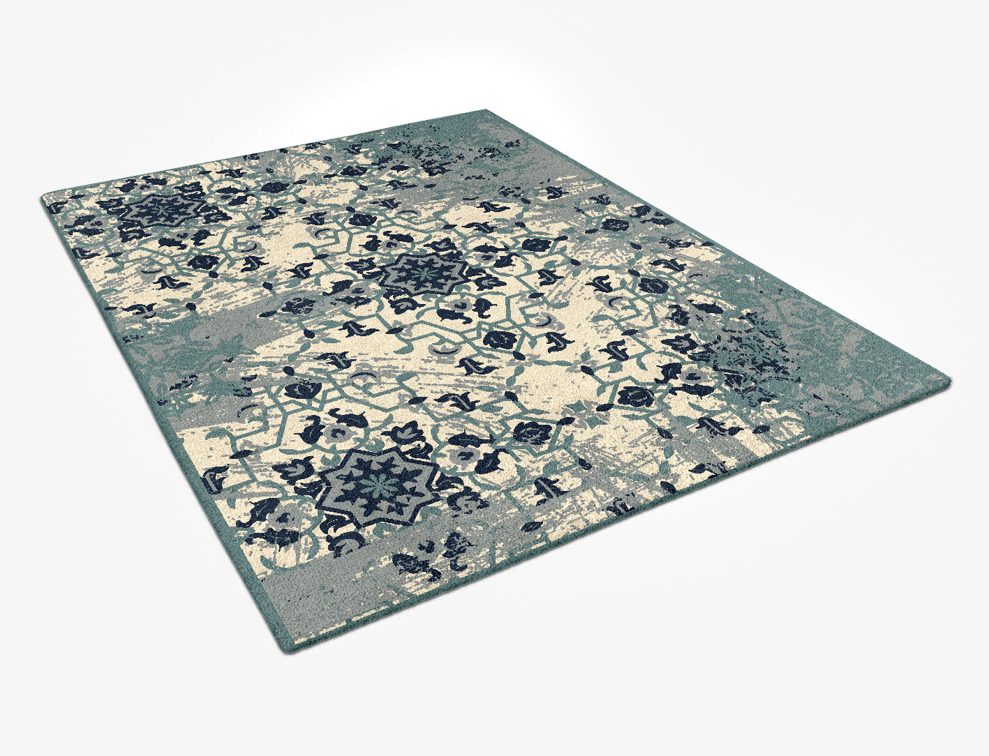 Persian Heriz Persian Bagh Rectangle Hand Tufted Pure Wool Custom Rug by Rug Artisan