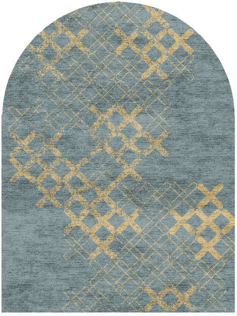 Pert  Arch Hand Knotted Bamboo Silk Custom Rug by Rug Artisan