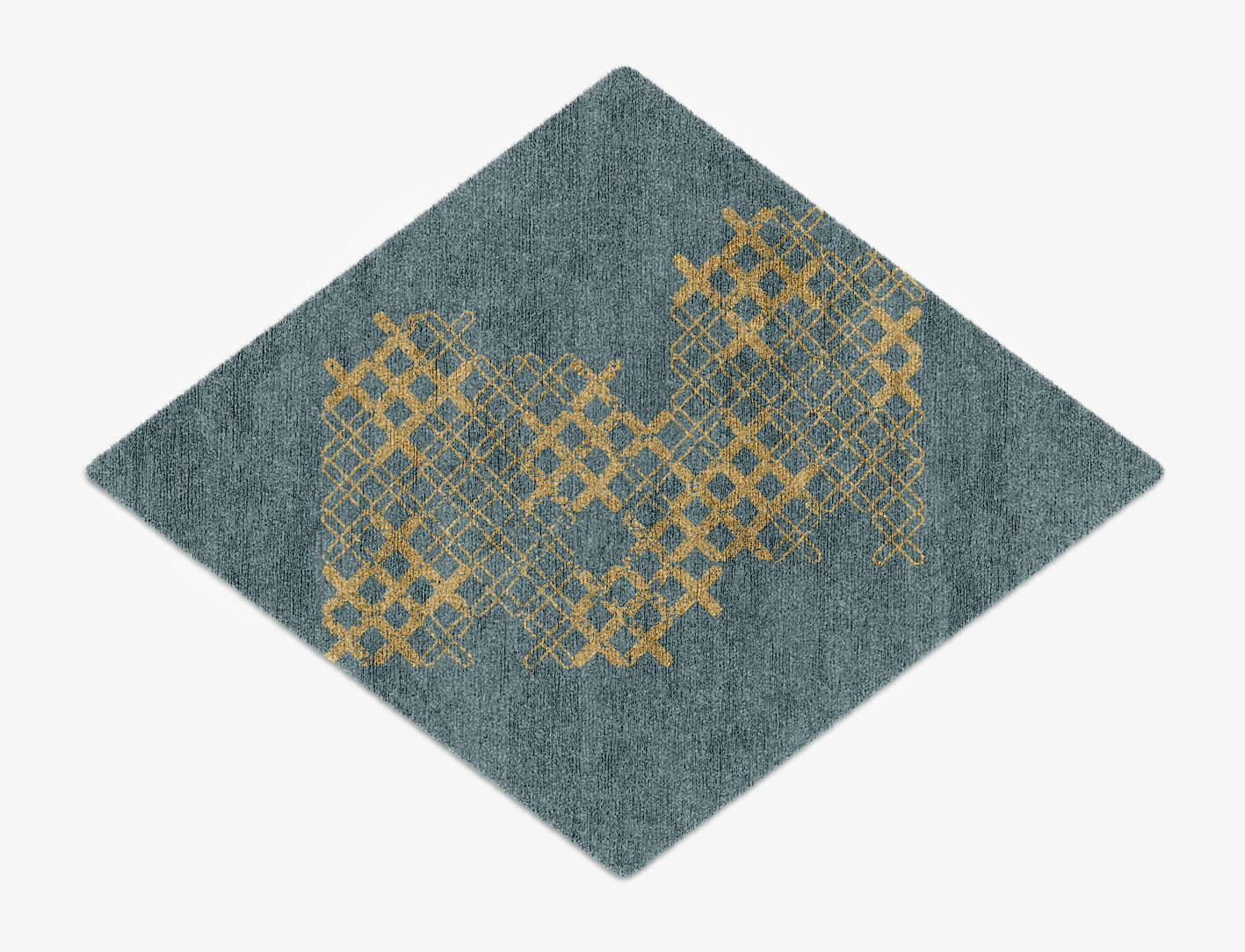 Pert  Diamond Hand Knotted Bamboo Silk Custom Rug by Rug Artisan