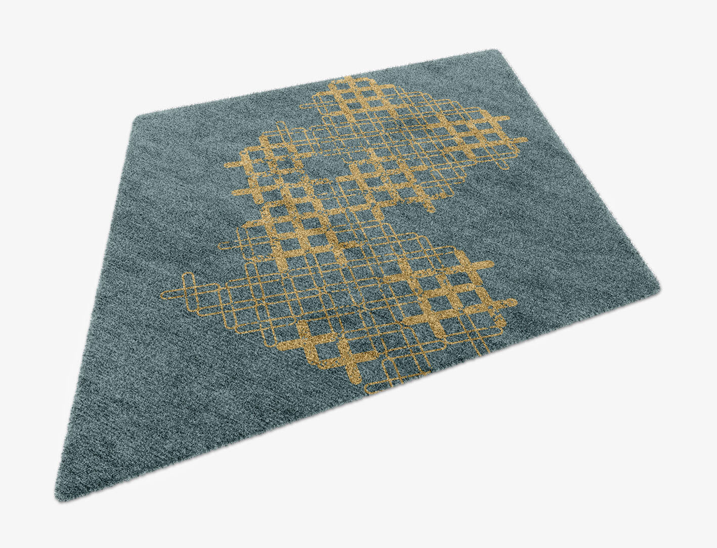 Pert  Diamond Hand Knotted Bamboo Silk Custom Rug by Rug Artisan