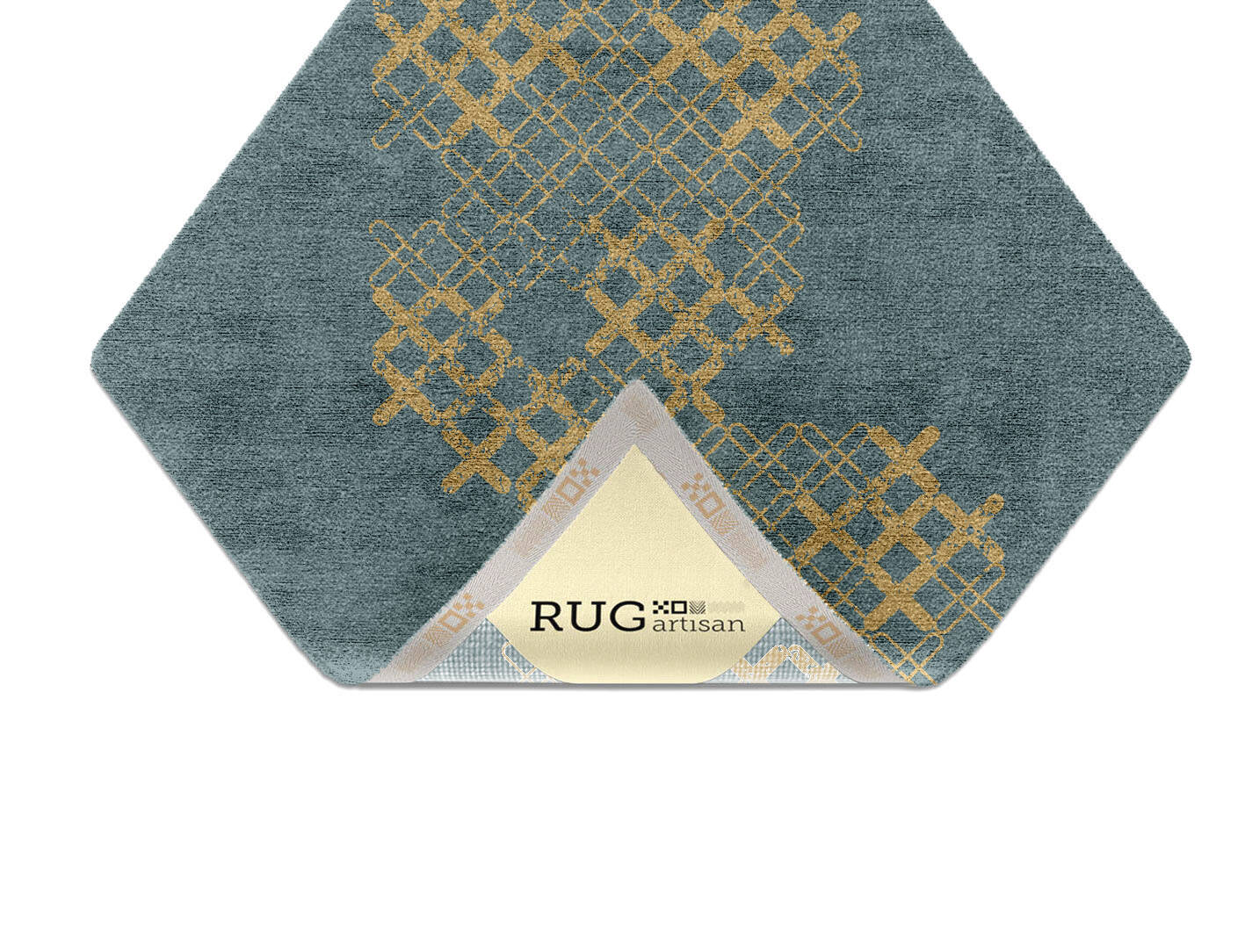 Pert  Diamond Hand Knotted Bamboo Silk Custom Rug by Rug Artisan