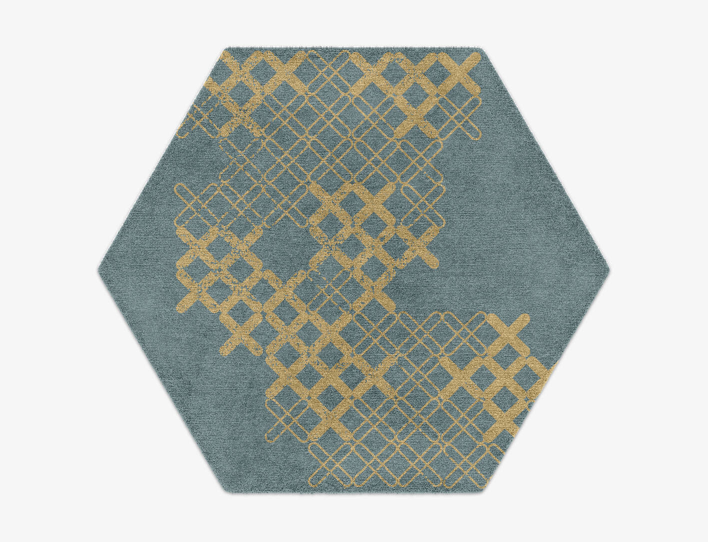 Pert  Hexagon Hand Knotted Tibetan Wool Custom Rug by Rug Artisan