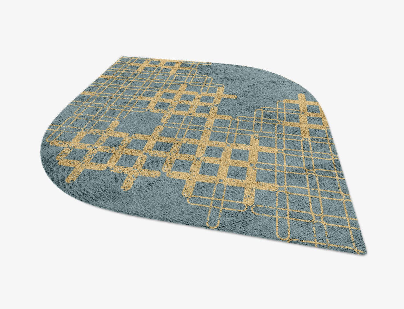 Pert  Ogee Hand Knotted Bamboo Silk Custom Rug by Rug Artisan