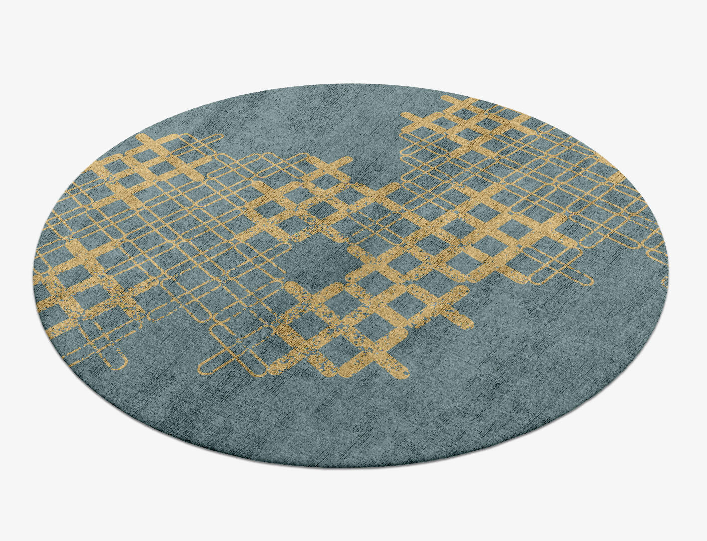 Pert  Round Hand Knotted Bamboo Silk Custom Rug by Rug Artisan