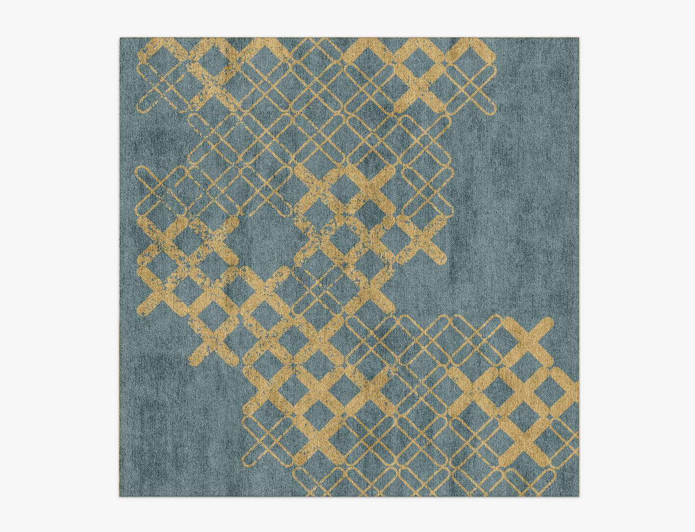 Pert  Square Hand Knotted Bamboo Silk Custom Rug by Rug Artisan