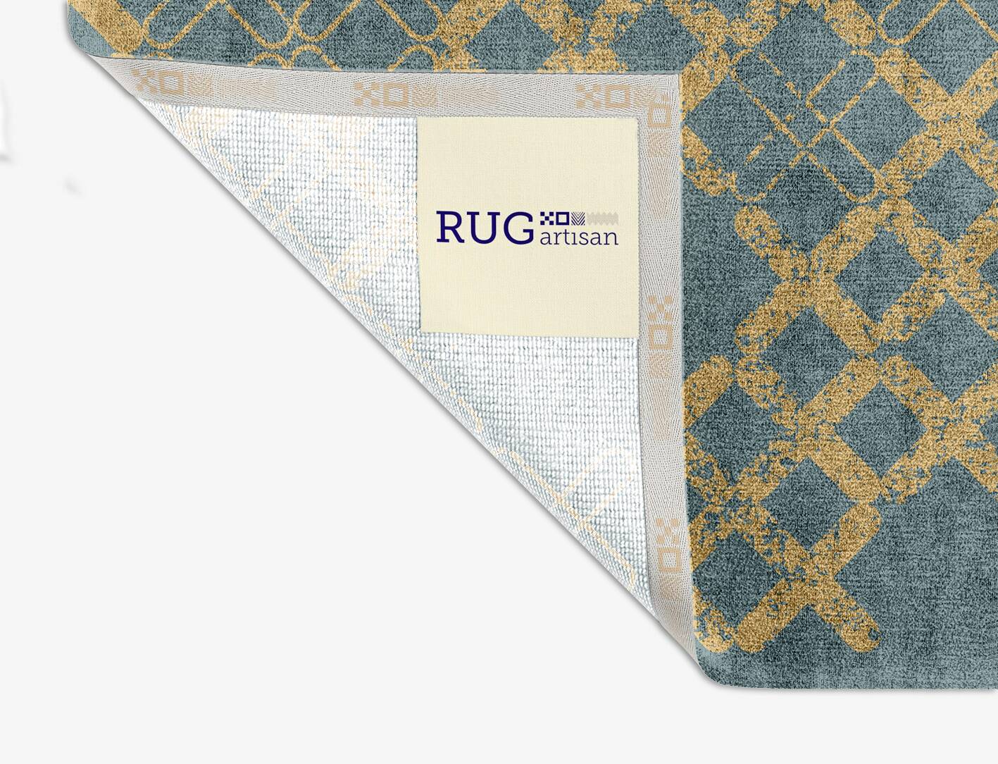 Pert  Square Hand Knotted Bamboo Silk Custom Rug by Rug Artisan