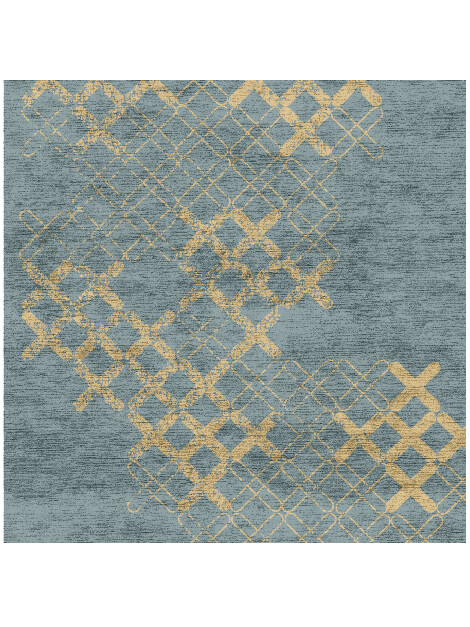 Pert  Square Hand Knotted Bamboo Silk Custom Rug by Rug Artisan