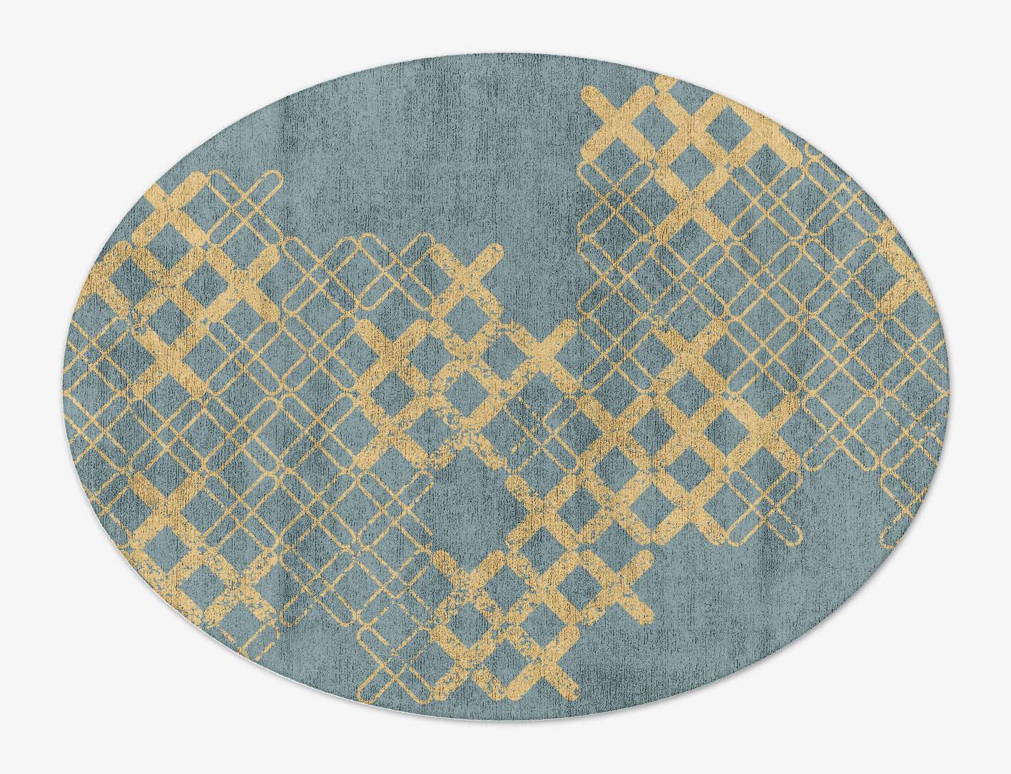 Pert  Oval Hand Tufted Bamboo Silk Custom Rug by Rug Artisan