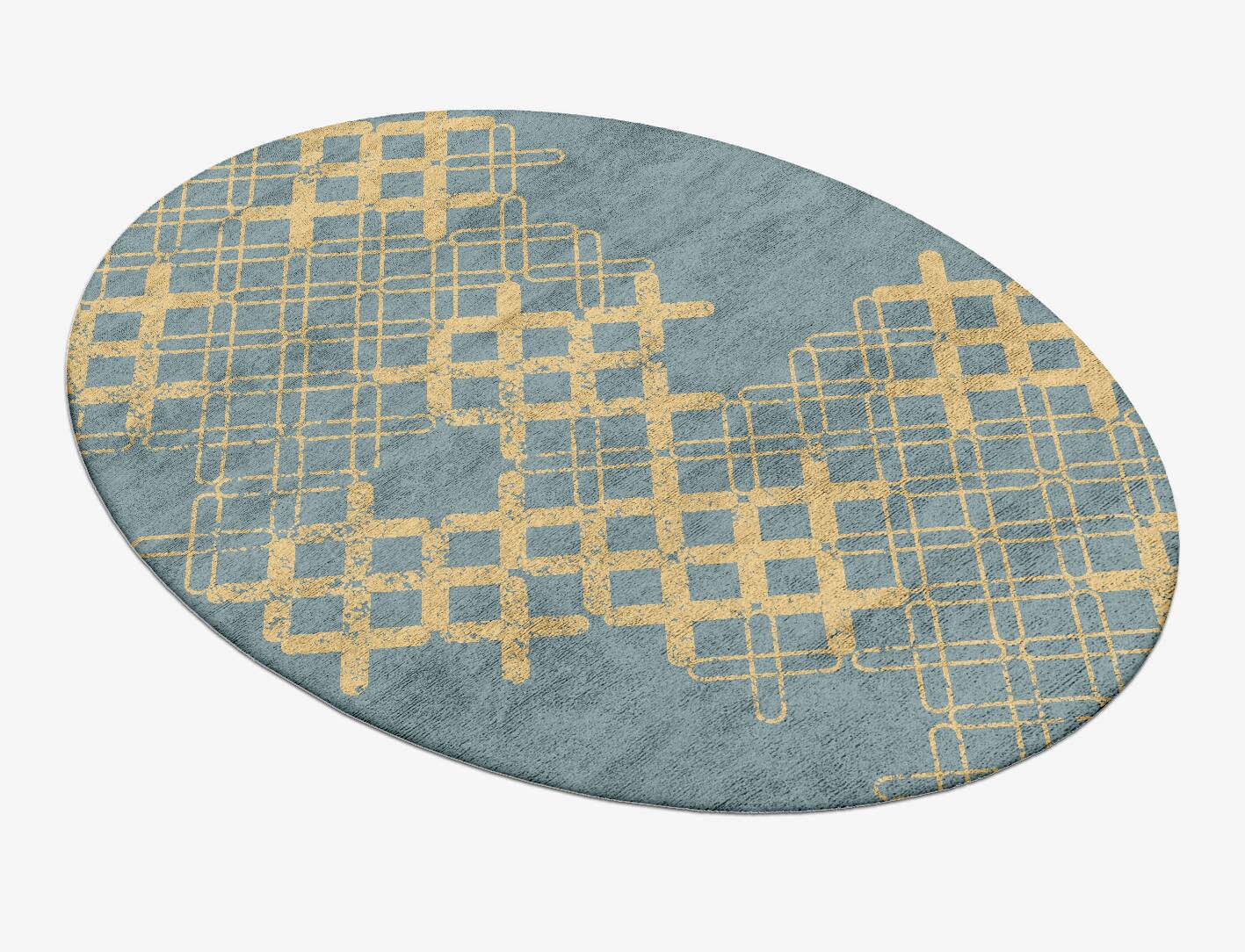 Pert  Oval Hand Tufted Bamboo Silk Custom Rug by Rug Artisan