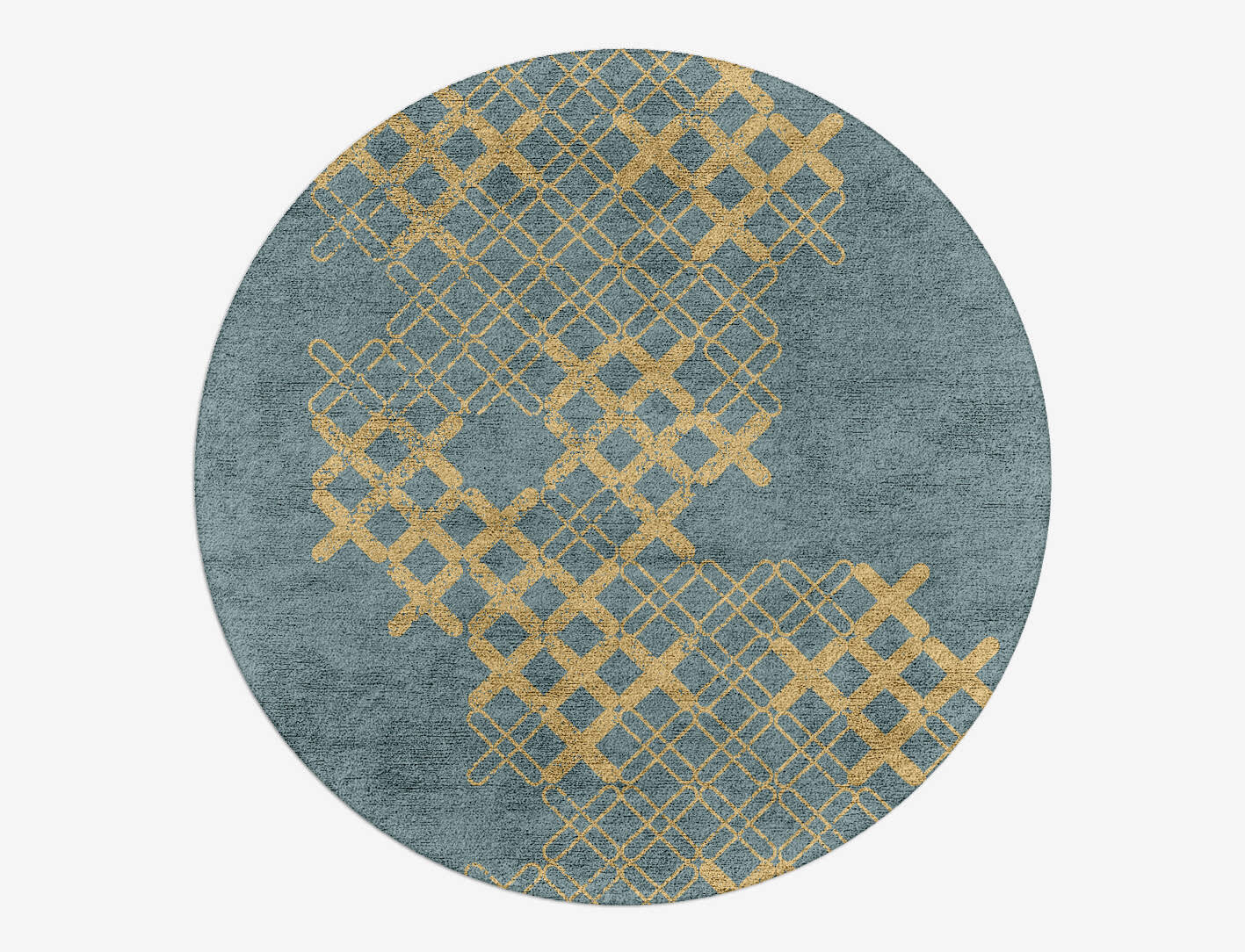 Pert  Round Hand Tufted Bamboo Silk Custom Rug by Rug Artisan