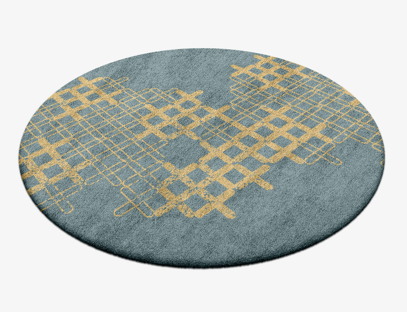 Pert  Round Hand Tufted Bamboo Silk Custom Rug by Rug Artisan