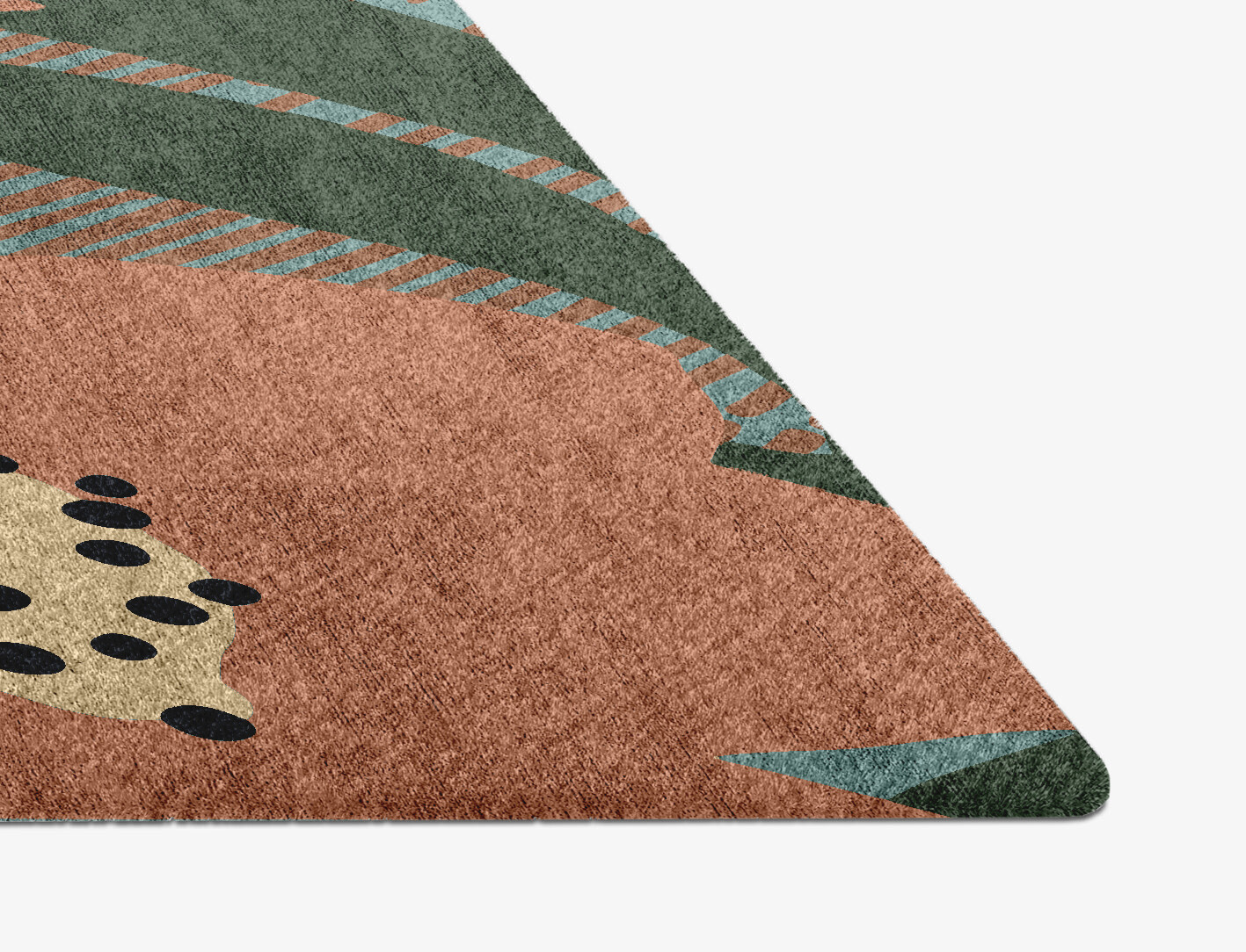 Petunia Field of Flowers Diamond Hand Knotted Bamboo Silk Custom Rug by Rug Artisan