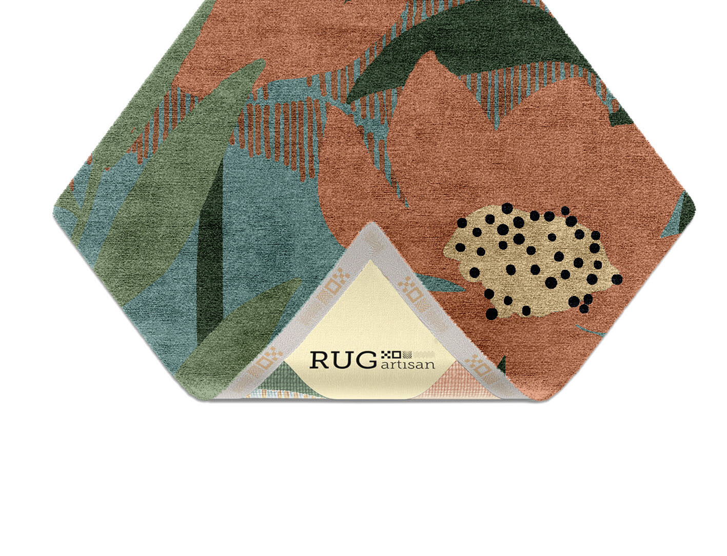 Petunia Field of Flowers Diamond Hand Knotted Bamboo Silk Custom Rug by Rug Artisan