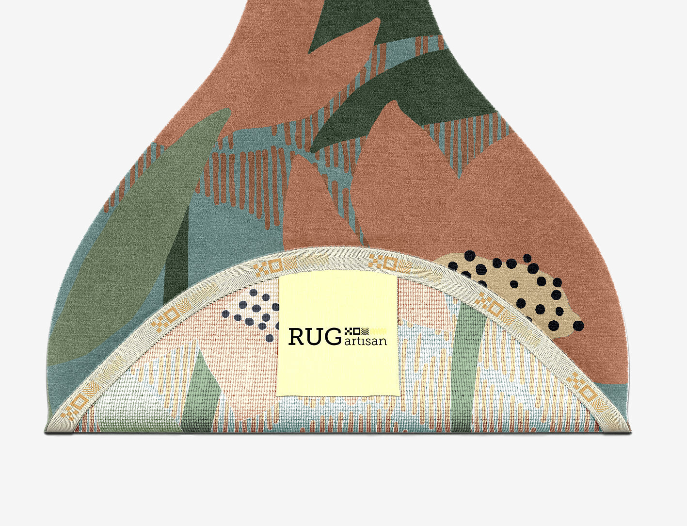Petunia Field of Flowers Drop Hand Knotted Tibetan Wool Custom Rug by Rug Artisan
