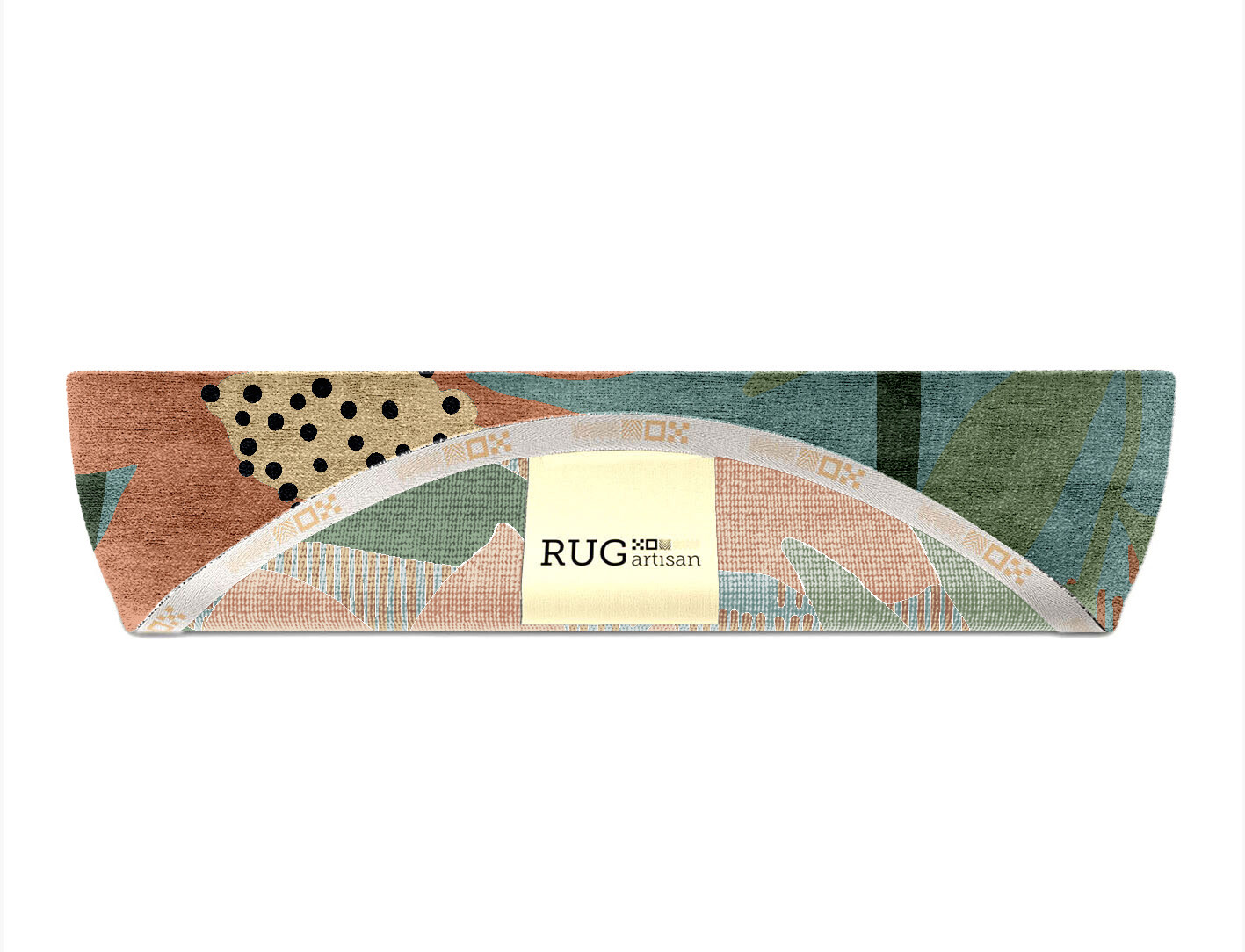 Petunia Field of Flowers Halfmoon Hand Knotted Bamboo Silk Custom Rug by Rug Artisan