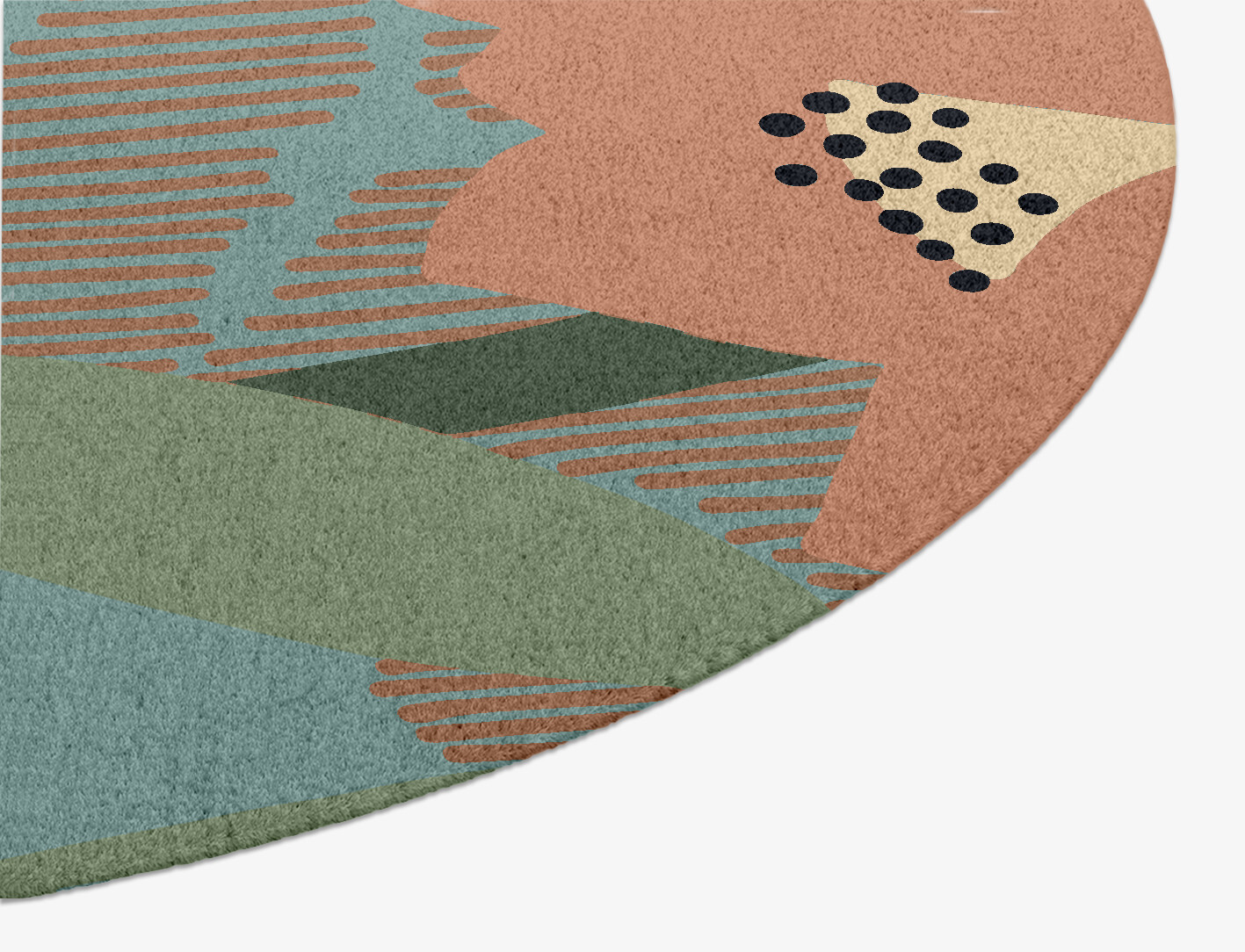 Petunia Field of Flowers Oval Hand Knotted Tibetan Wool Custom Rug by Rug Artisan