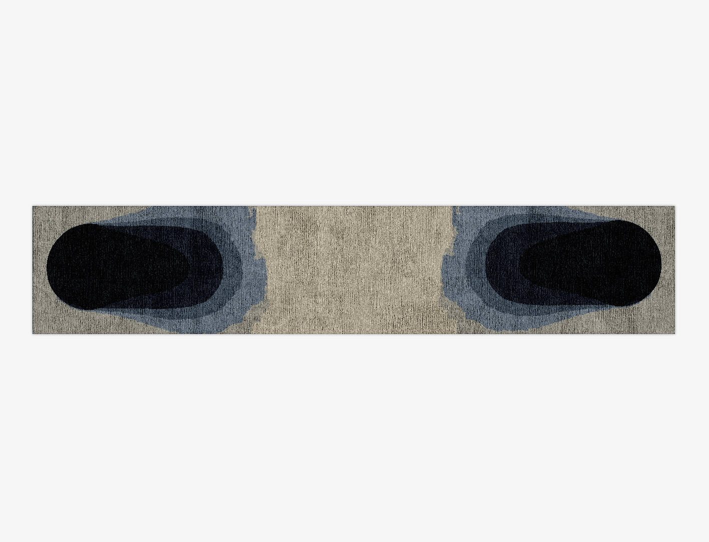 Phantom Gradation Runner Hand Knotted Bamboo Silk Custom Rug by Rug Artisan