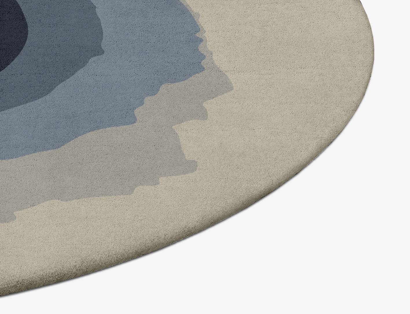 Phantom Gradation Oval Hand Tufted Pure Wool Custom Rug by Rug Artisan