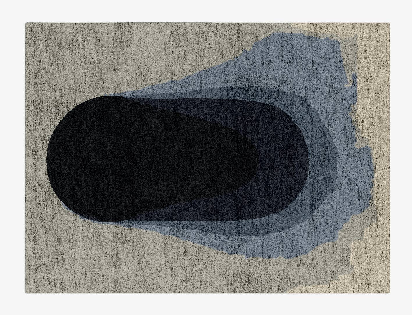 Phantom Gradation Rectangle Hand Tufted Bamboo Silk Custom Rug by Rug Artisan