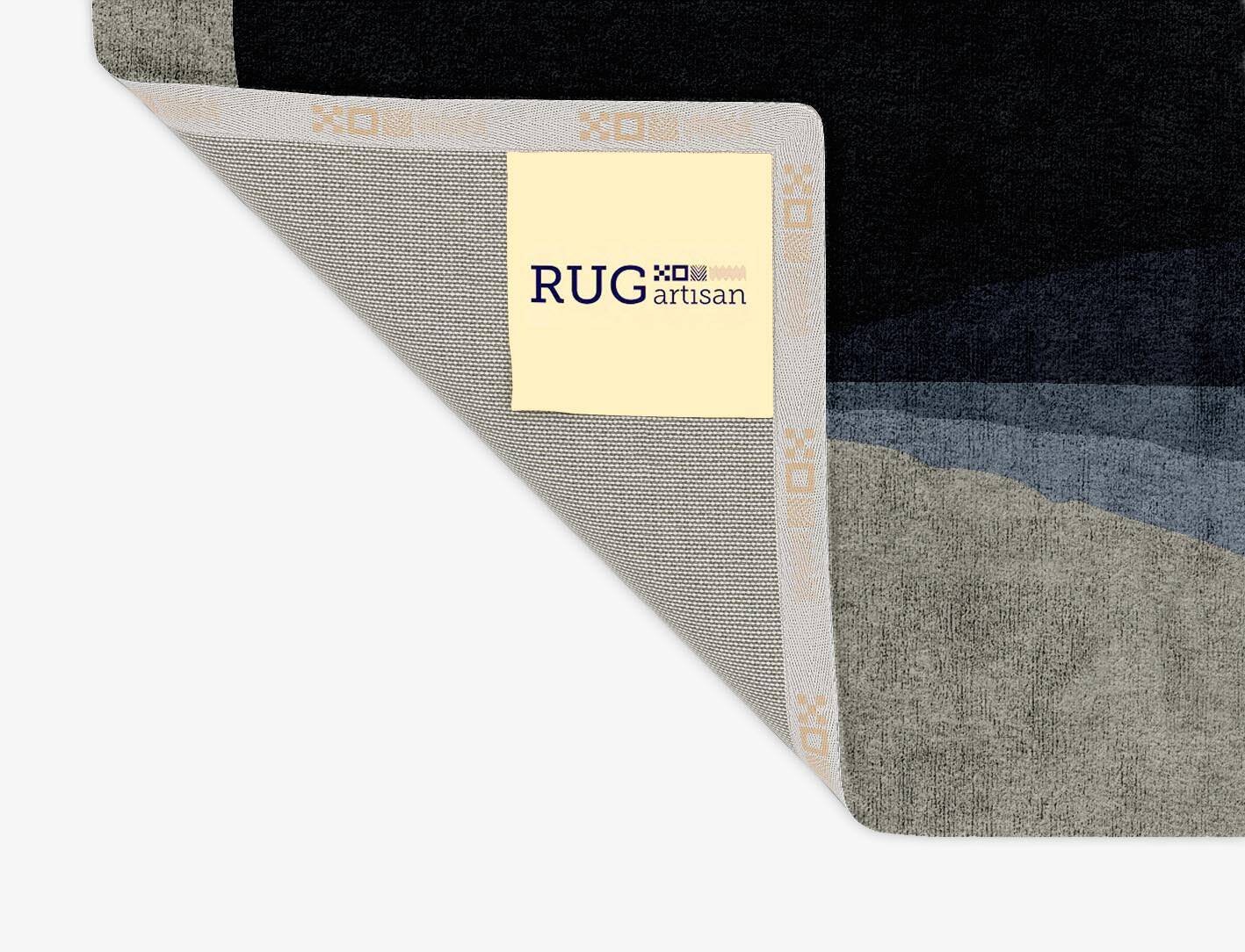 Phantom Gradation Rectangle Hand Tufted Bamboo Silk Custom Rug by Rug Artisan