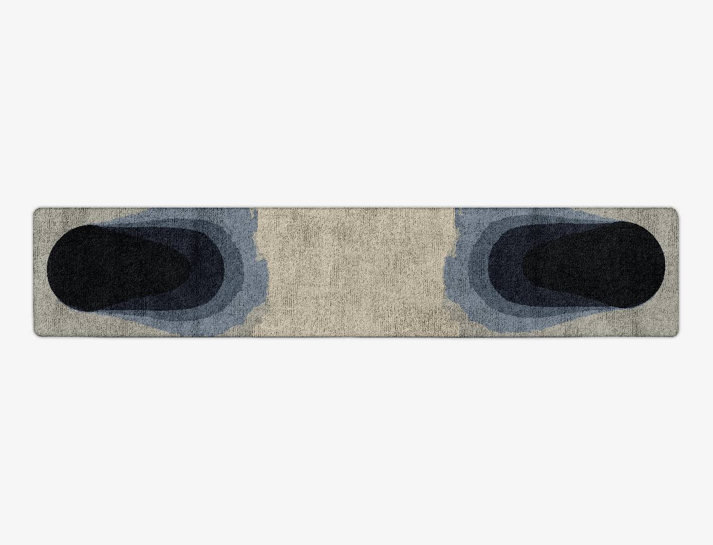Phantom Gradation Runner Hand Tufted Bamboo Silk Custom Rug by Rug Artisan