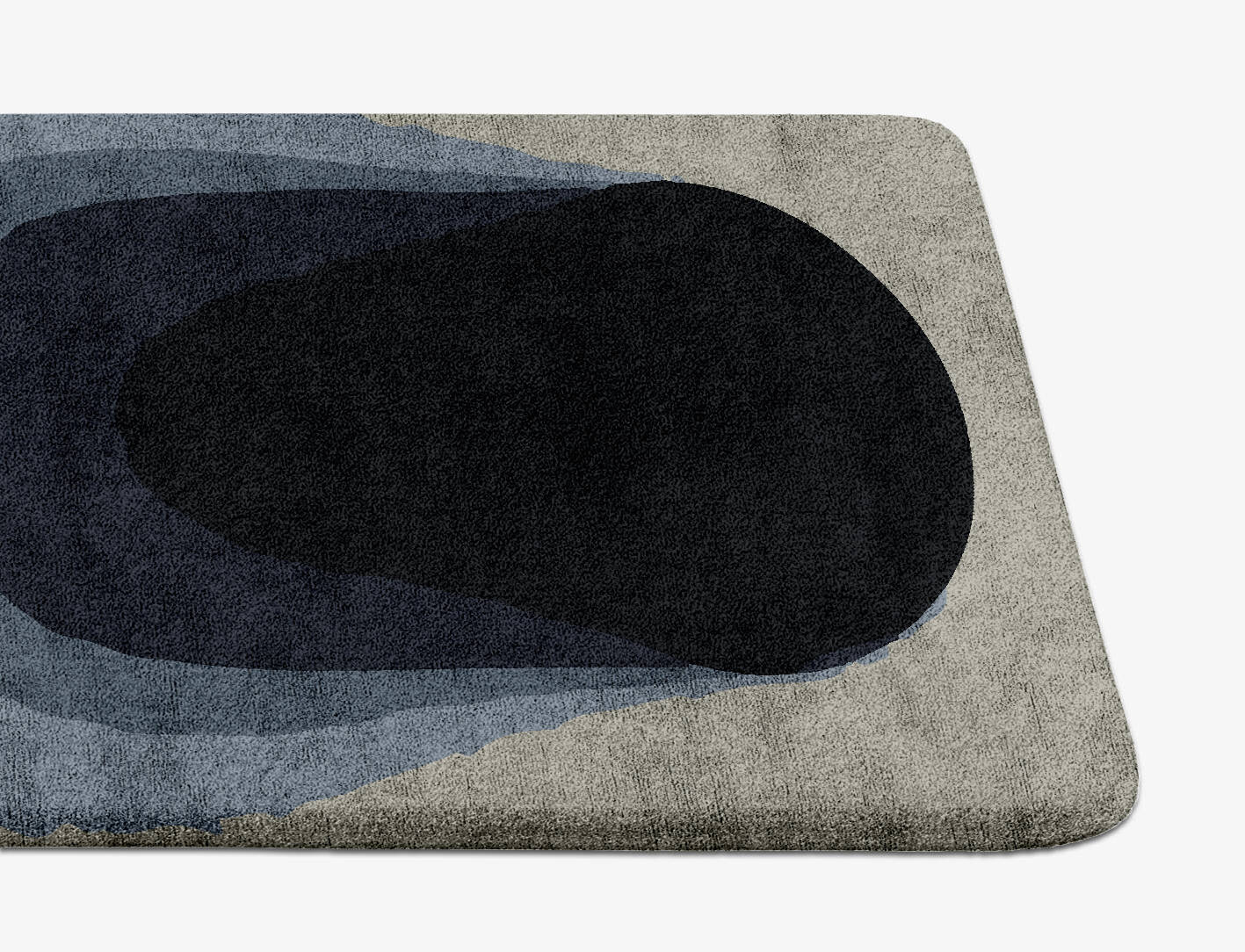 Phantom Gradation Runner Hand Tufted Bamboo Silk Custom Rug by Rug Artisan