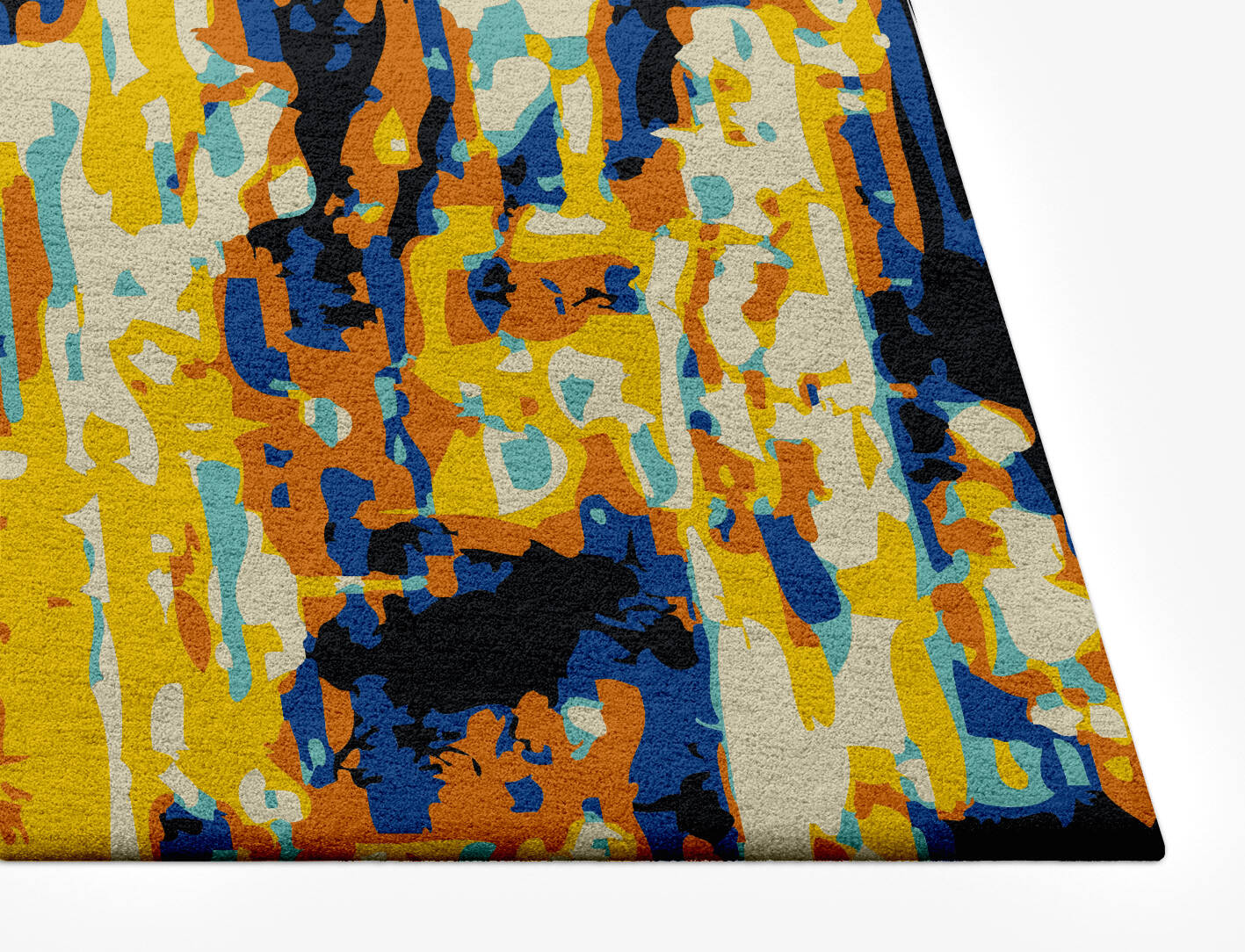 Phos Abstract Rectangle Hand Tufted Pure Wool Custom Rug by Rug Artisan