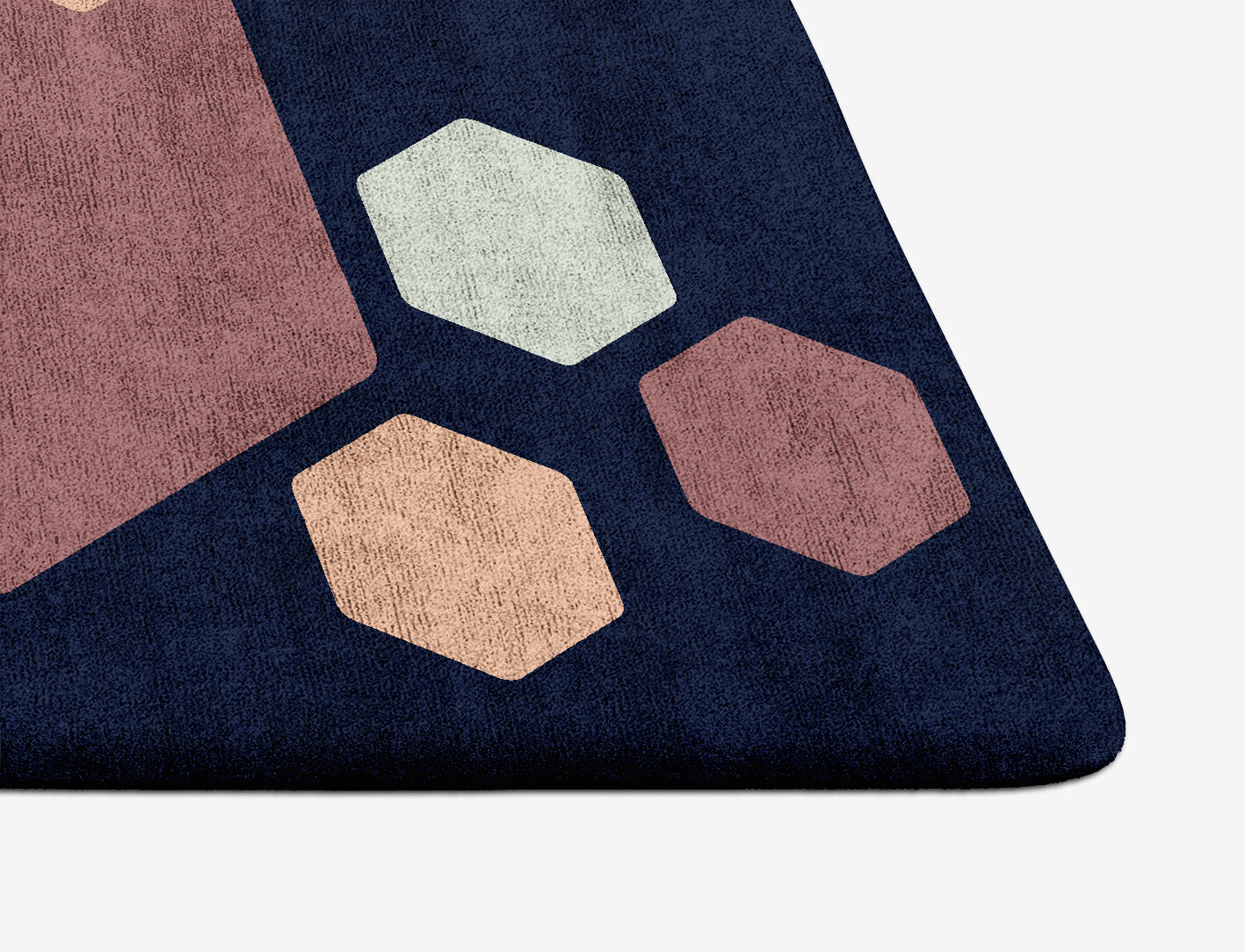 Phosphene Geometric Arch Hand Tufted Bamboo Silk Custom Rug by Rug Artisan