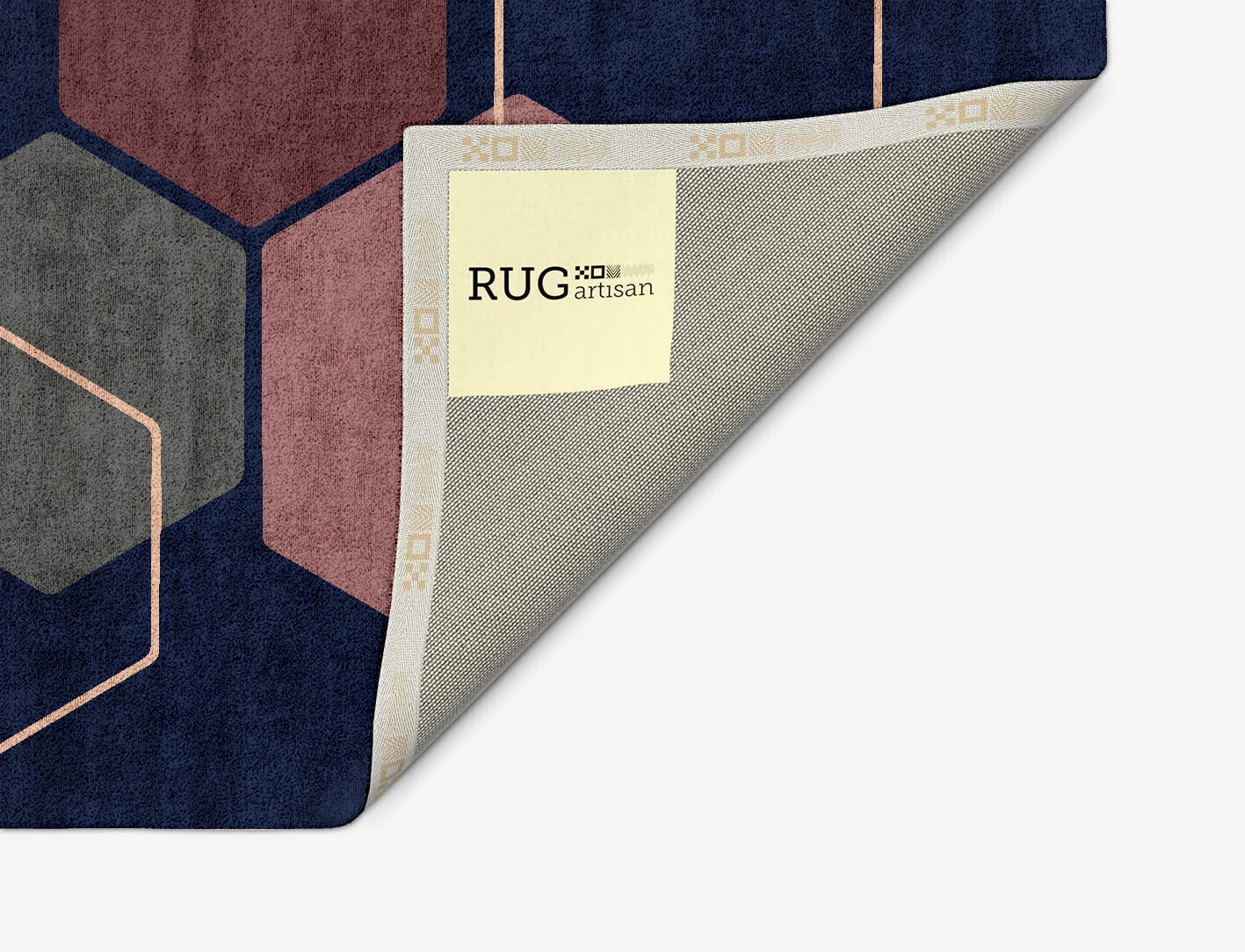 Phosphene Geometric Arch Hand Tufted Bamboo Silk Custom Rug by Rug Artisan