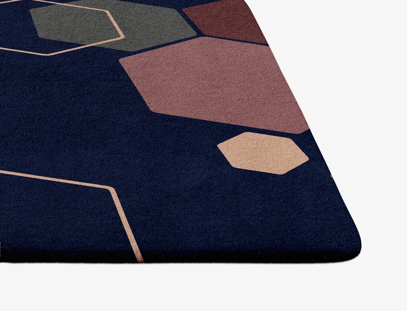 Phosphene Geometric Ogee Hand Tufted Pure Wool Custom Rug by Rug Artisan