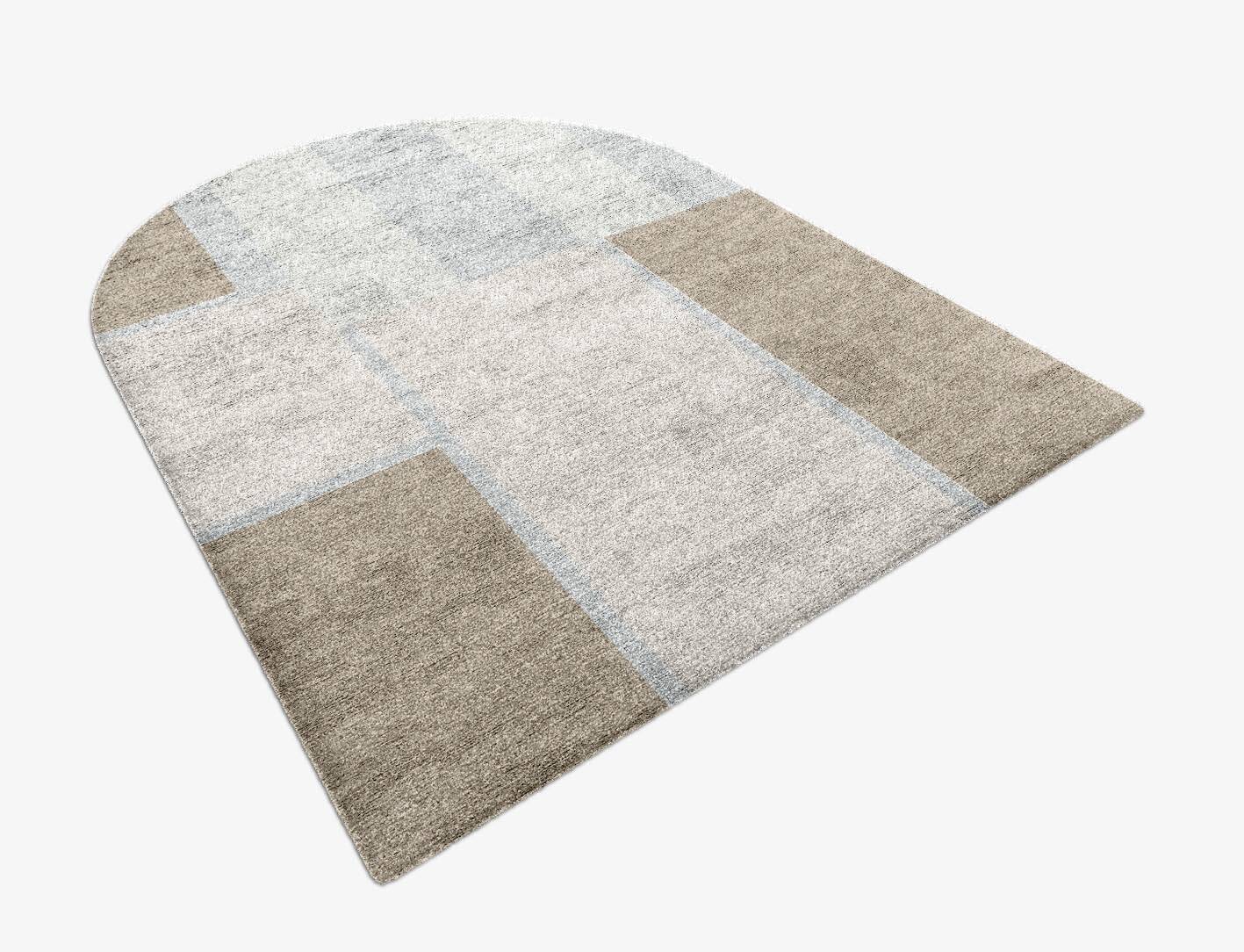 Piffle  Arch Hand Knotted Bamboo Silk Custom Rug by Rug Artisan