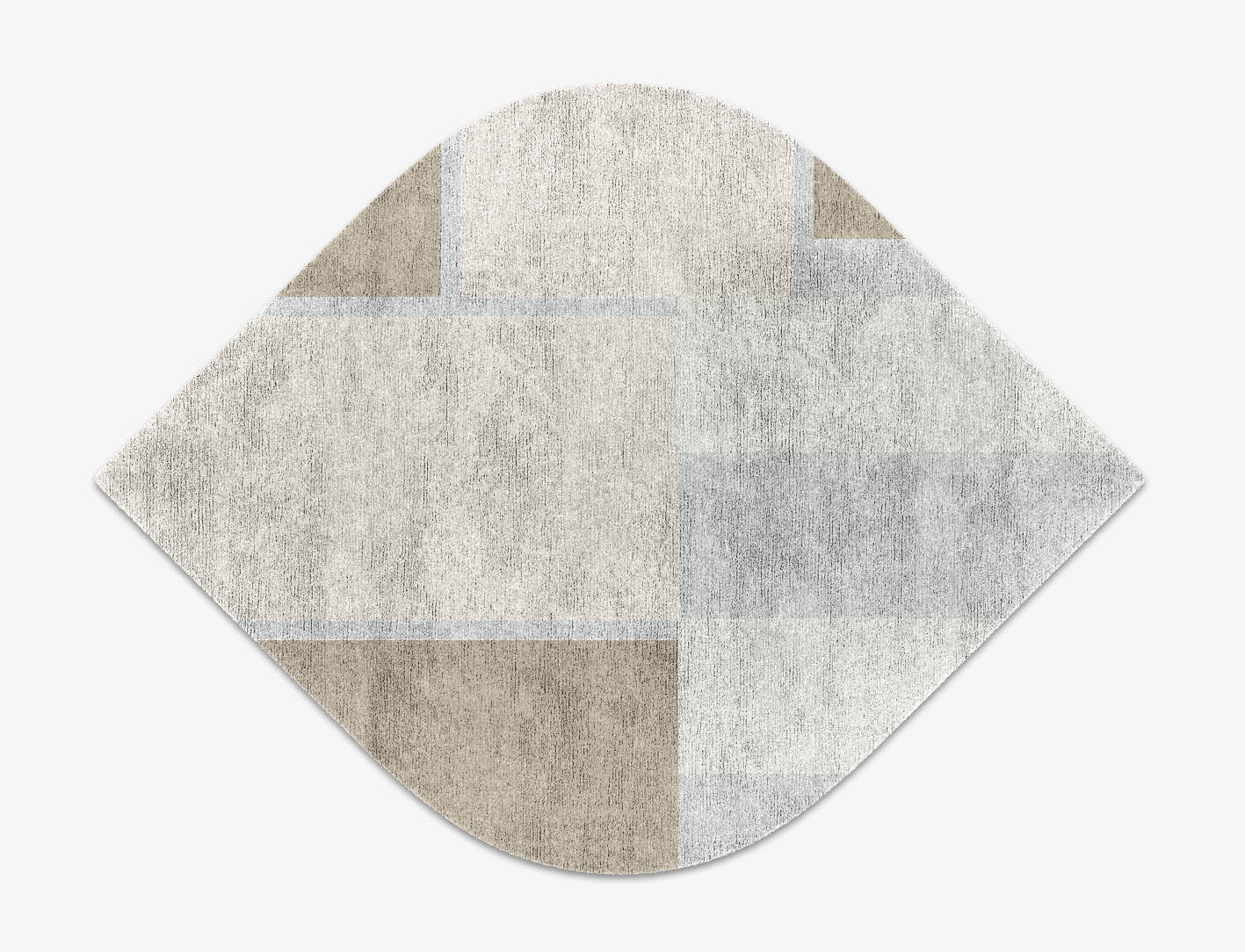 Piffle  Ogee Hand Knotted Bamboo Silk Custom Rug by Rug Artisan