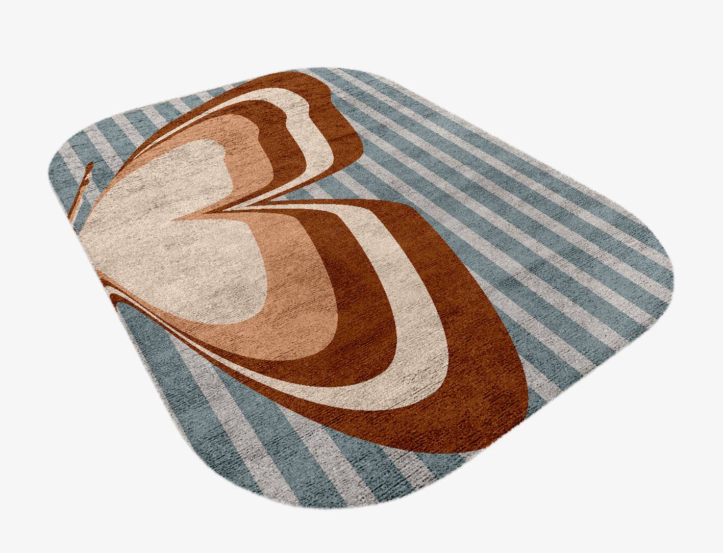 Pinion Kids Oblong Hand Knotted Bamboo Silk Custom Rug by Rug Artisan