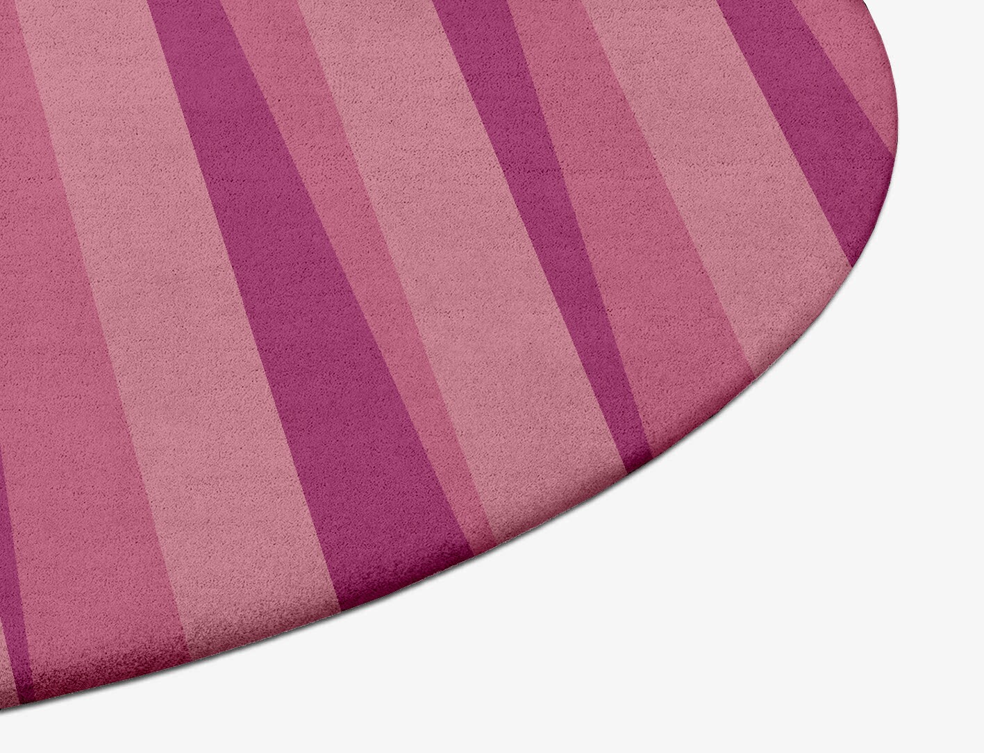 Pinkline Geometric Oval Hand Tufted Pure Wool Custom Rug by Rug Artisan